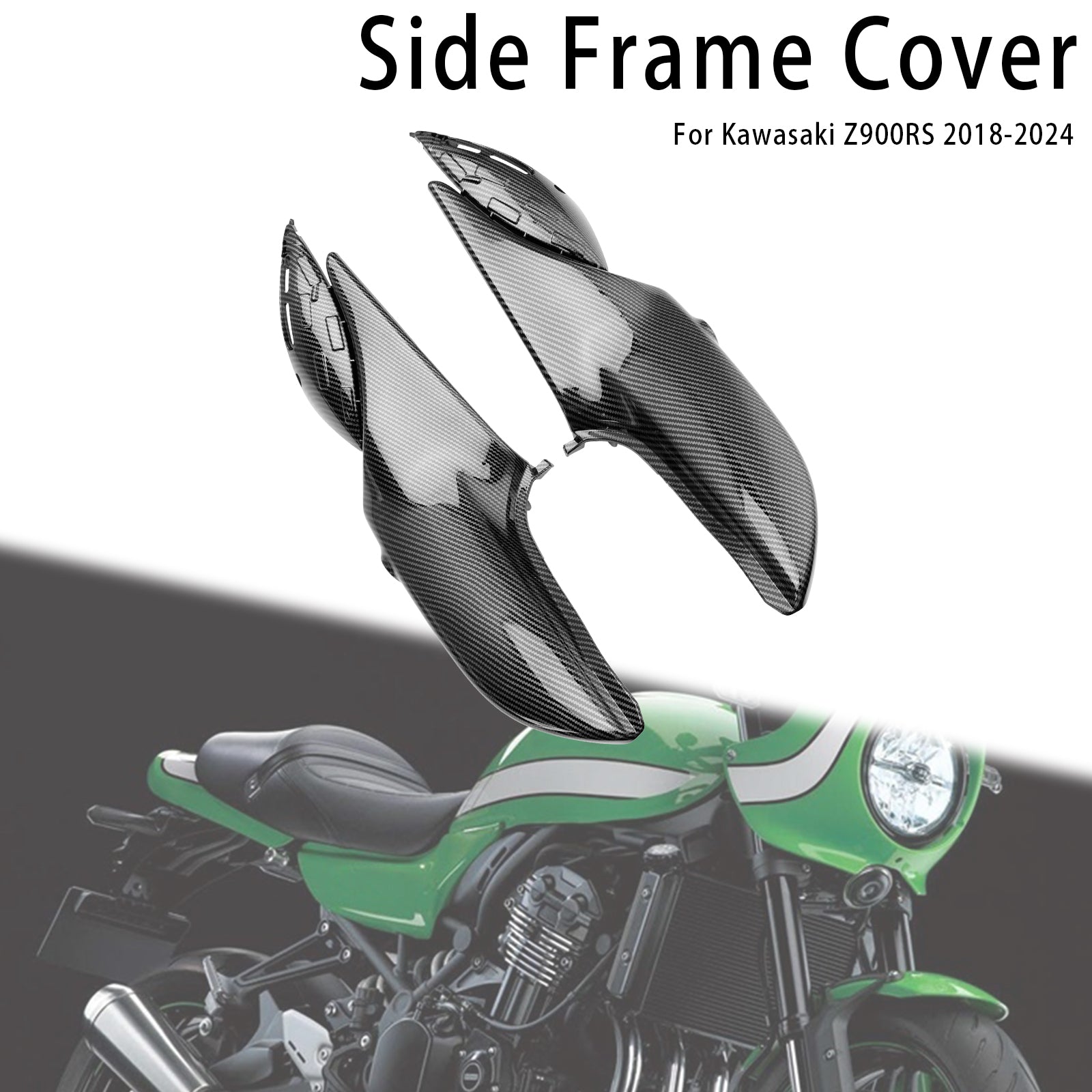 Side Frame Panel Protector Fairings Cover For Kawasaki Z900RS 2018-2024