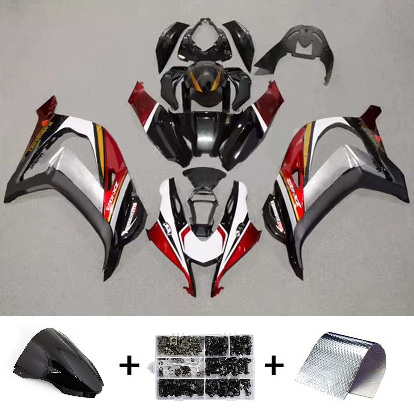 Injection Fairing Kit Bodywork Plastic ABS fit For Kawasaki ZX10R 2016-2020