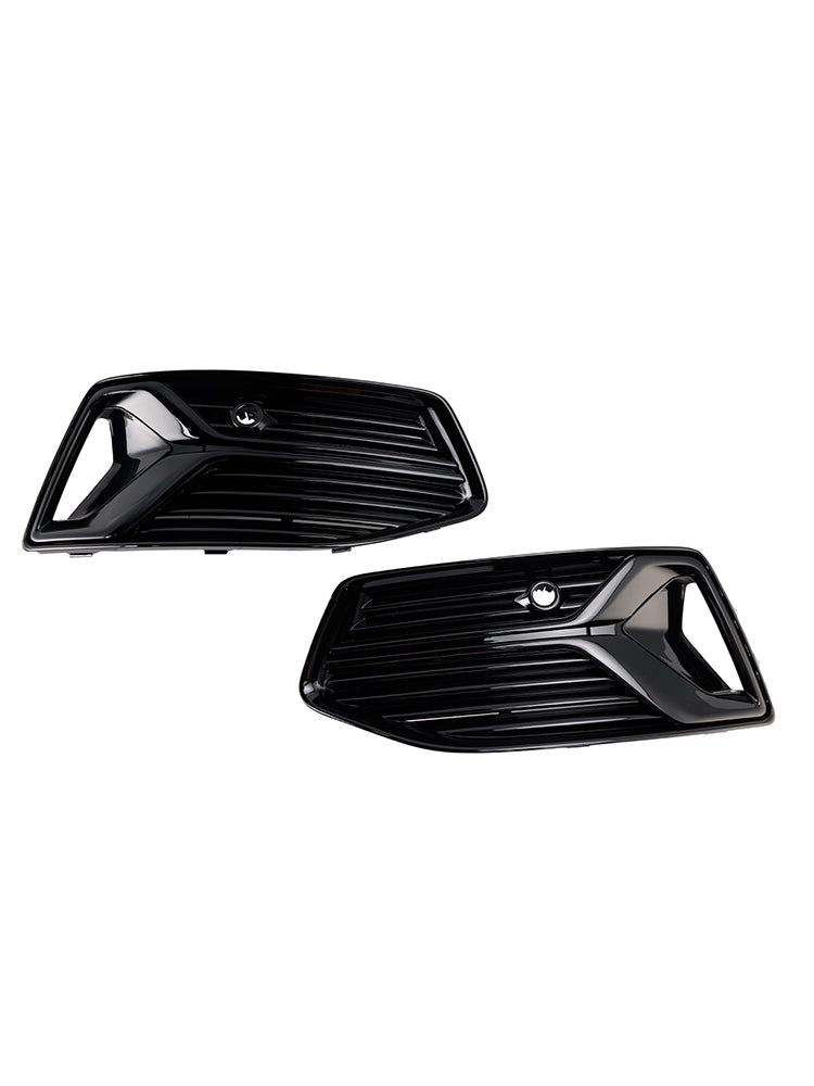 2019-2023 Audi A6 C8 2 STUKS Voorbumper Mistlamp Cover Grill Grille
