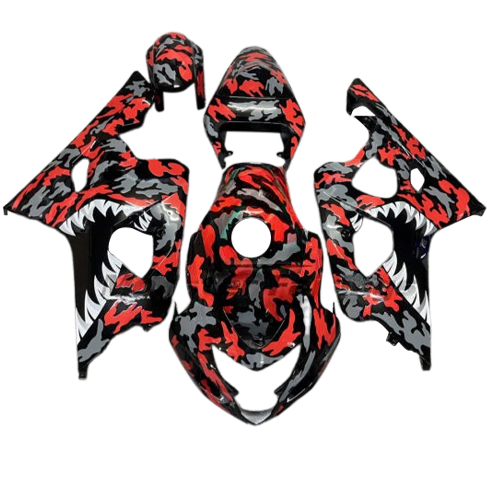 Kit na vstrekovanie kapoty karoséria plastový abs pre Suzuki GSXR 600/750 2004-2005 K4