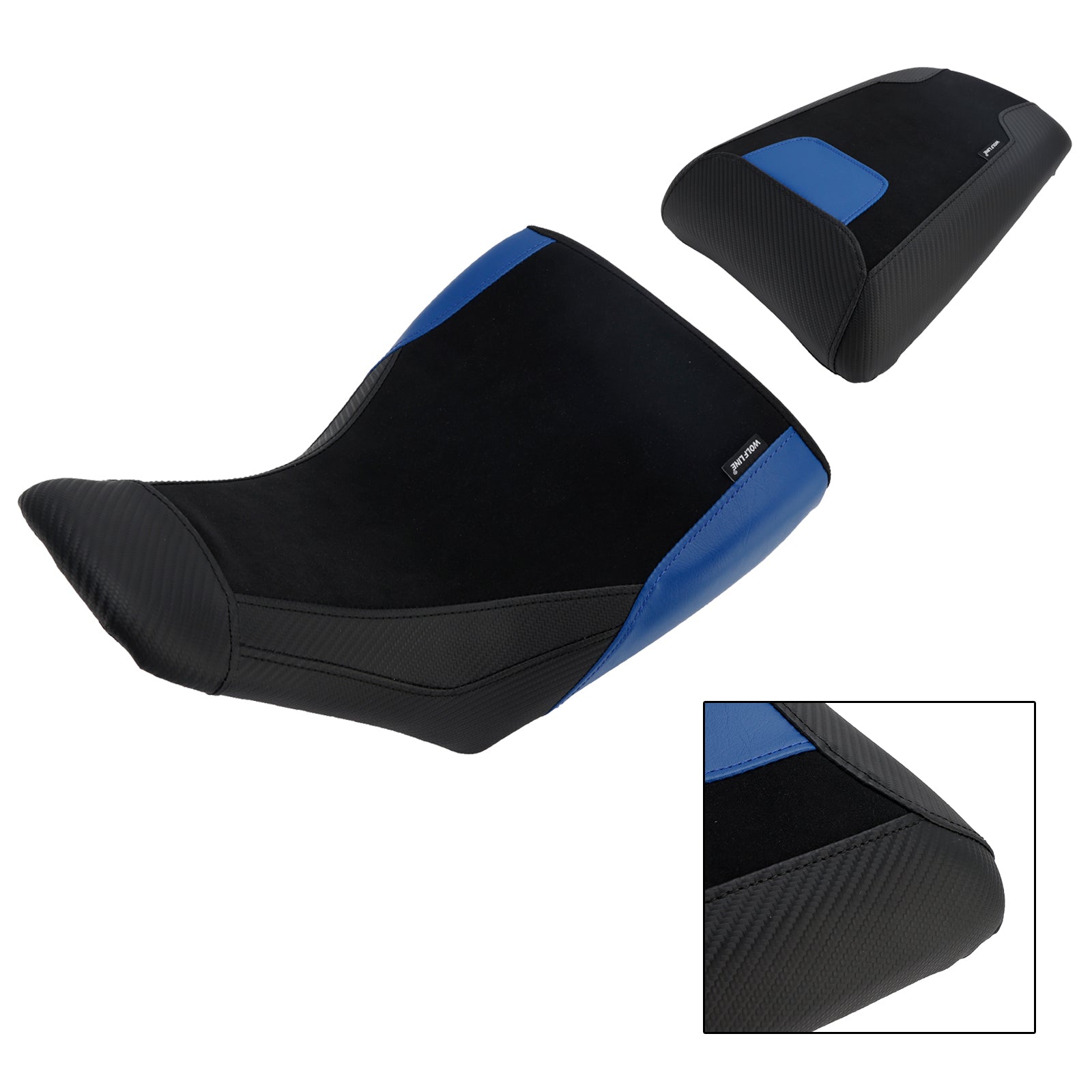 Front&Rear Raider Cushion Kit Lower Fit Blue For Suzuki V-Strom Dl1050 23-25