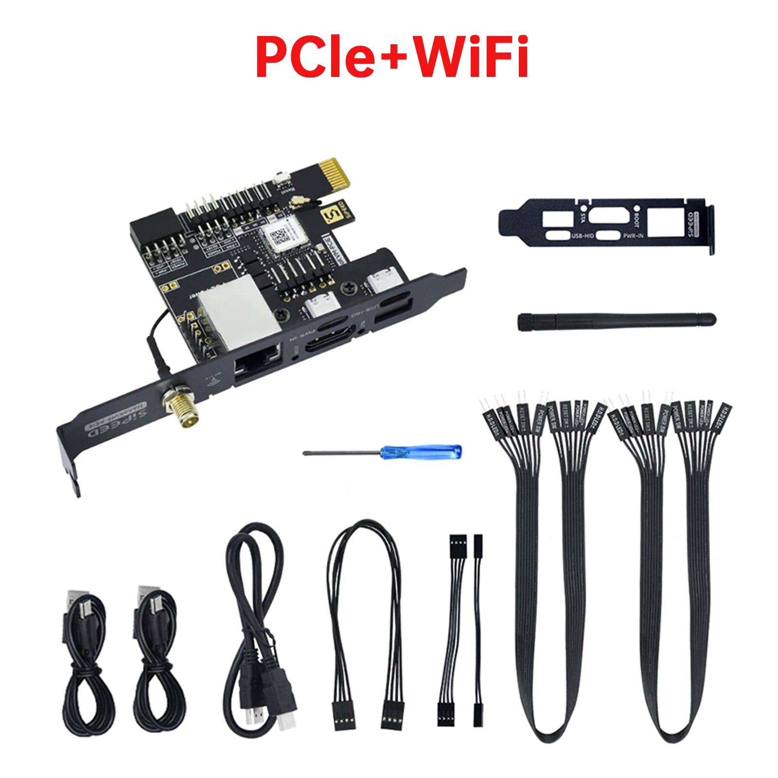 Sipeed NanoKVM-PCIe-afstandsbedieningsserver RISC-VPiKVM installatie op afstand van het bureaublad