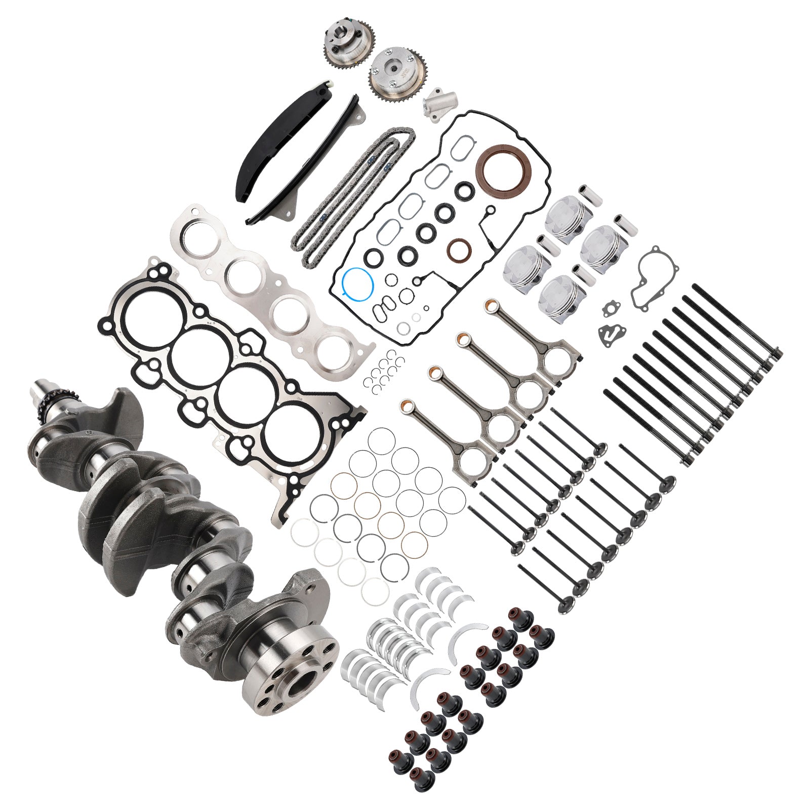Hyundai Elantra Mistra Kia Forte G4NB 1.8L Engine Overhaul Rebuilding Kit 622V62EH00 24350-2E001