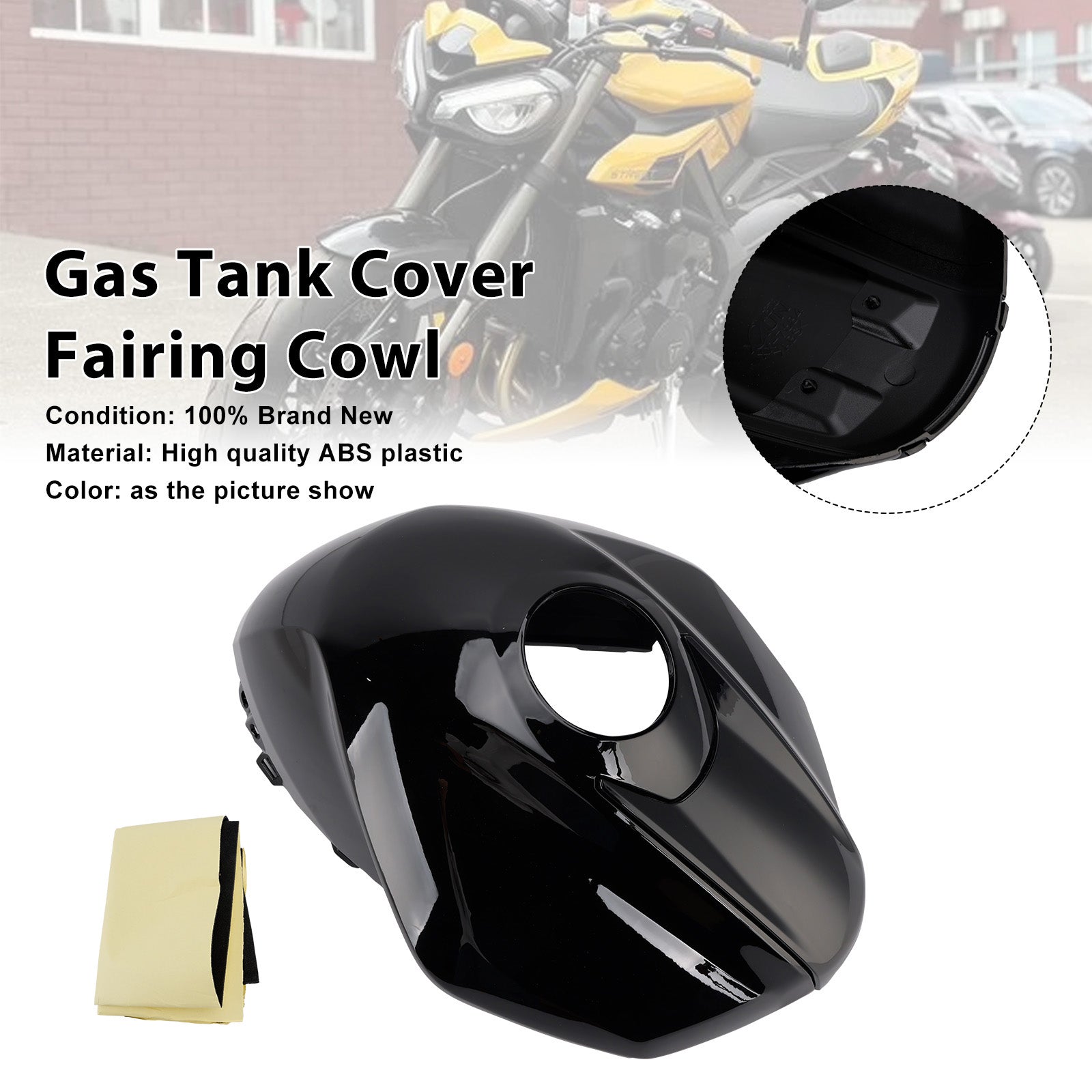2023-2025 Street Triple 765 R/RS  Gas Tank Cover Trim Fairing Cowl