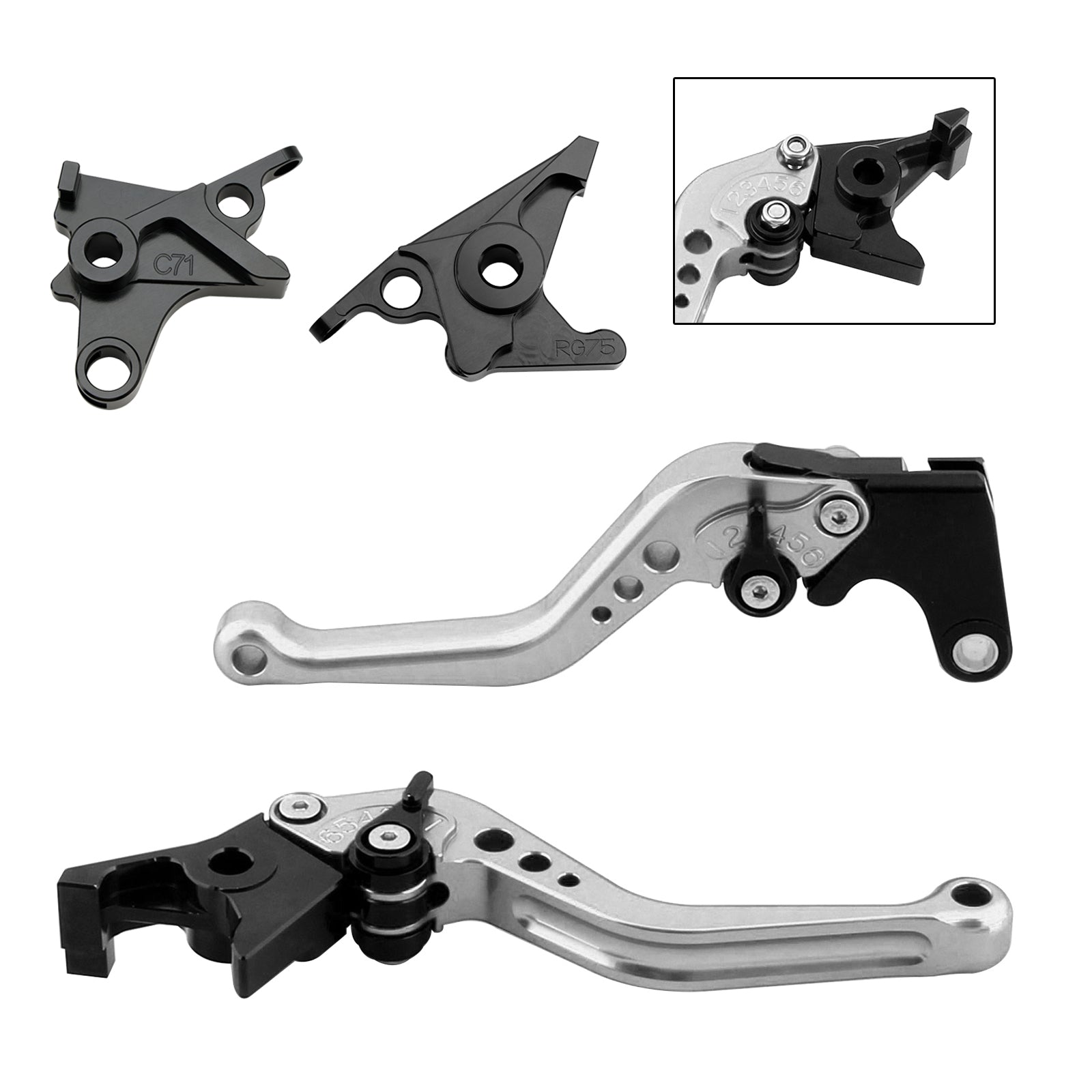 Ny kort clutchbremsespak passform for BMW R Nine T /Pure /Racer 2017-2023