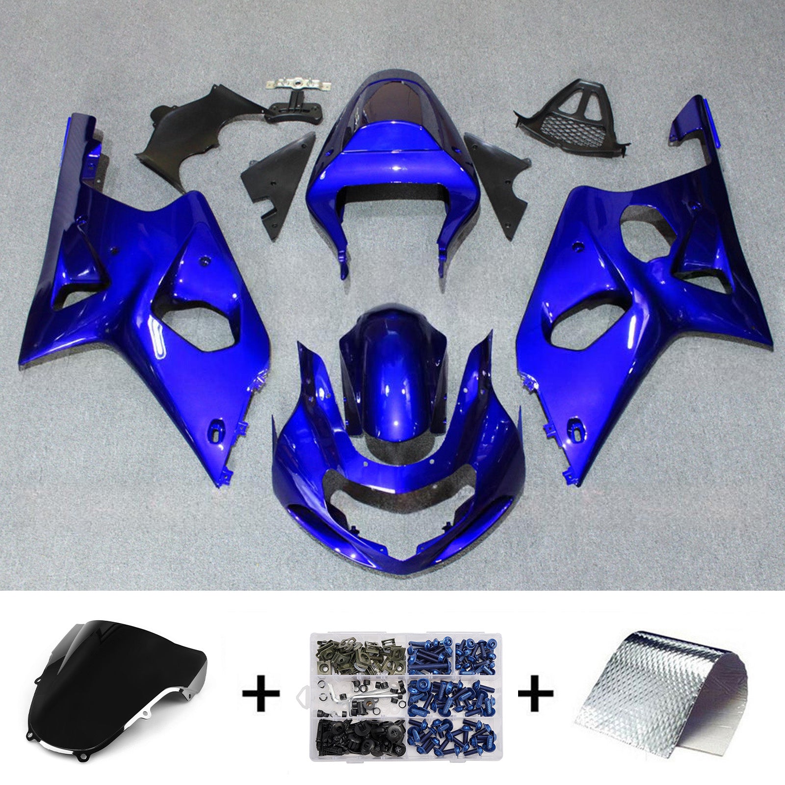 Injection Fairing Kit Bodywork Plastic ABS For Suzuki GSXR1000 2000-2002 K1 K2