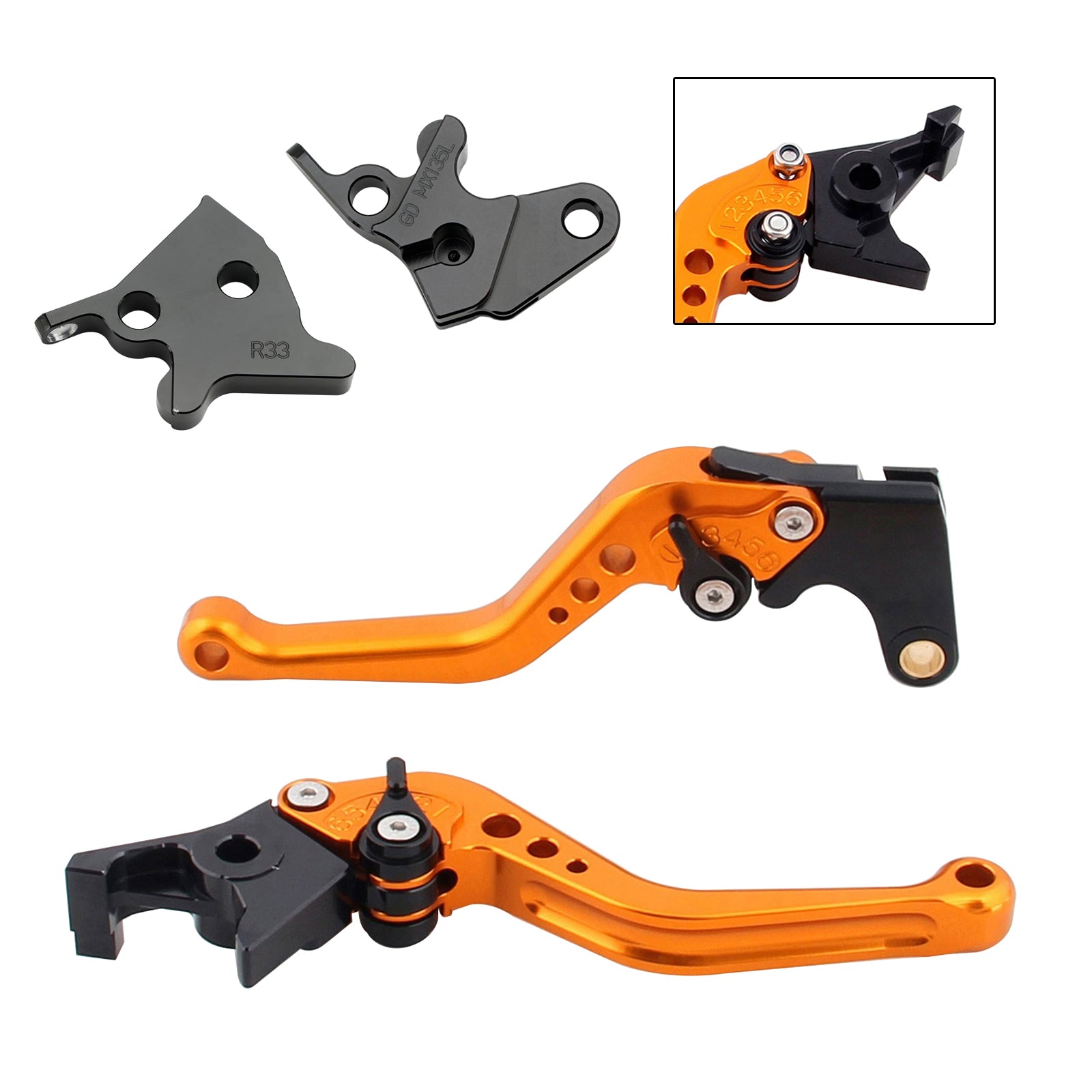 2005-2014 Yamaha YBR125 Ny kort clutchbremsespak