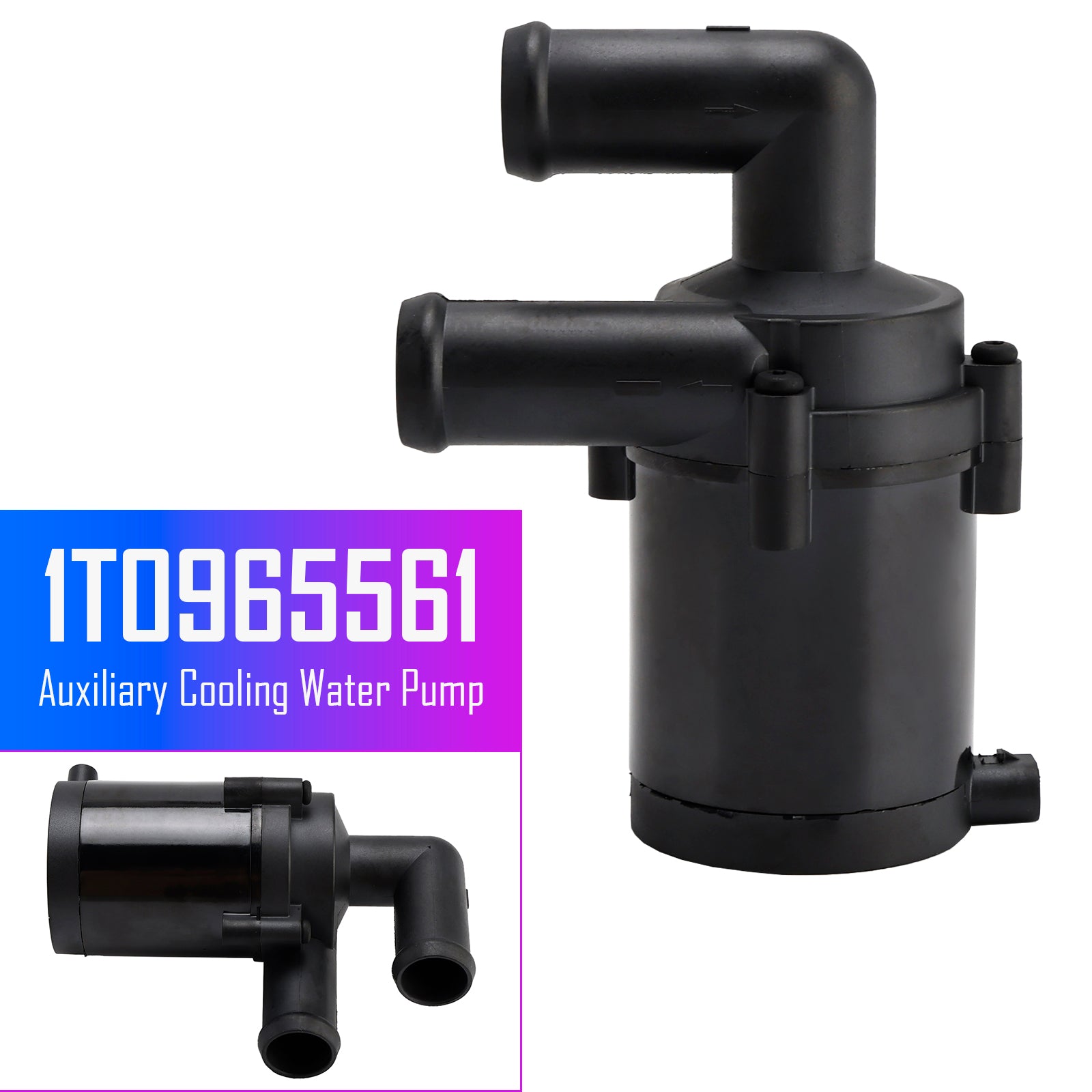 Pompe à eau de refroidissement auxiliaire électrique, pour VW et Audi 2.0 1.4, 1T0965561