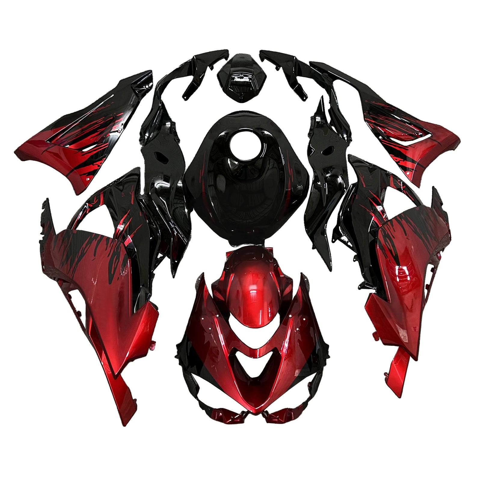 Injeksjon Fairing Kit Bodywork Plast Abs Fit for Kawasaki ZX-6R 2024-2025