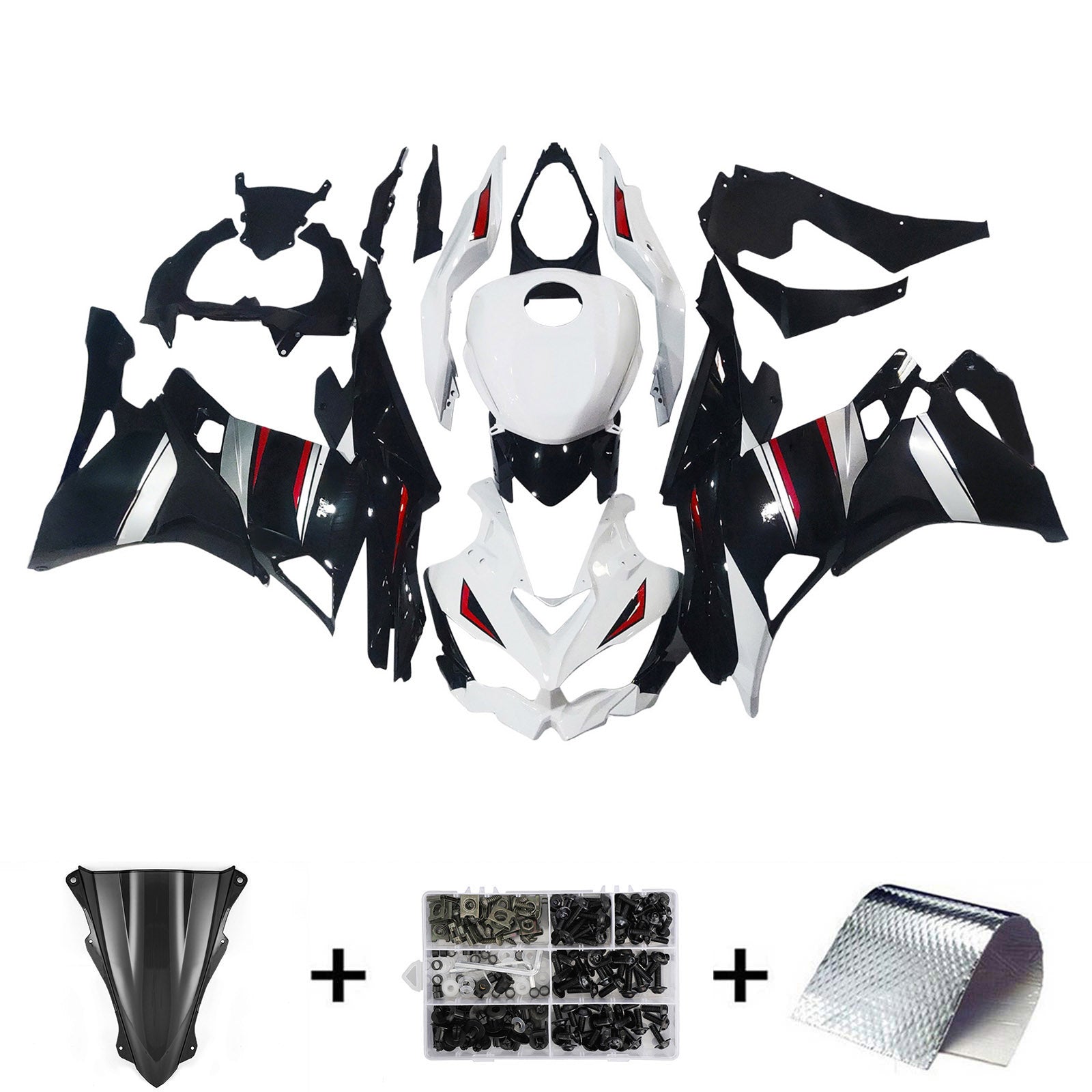 Injection Fairing Kit fit For Kawasaki Ninja ZX-25R ZX-4R ZX-4RR 2019-2025
