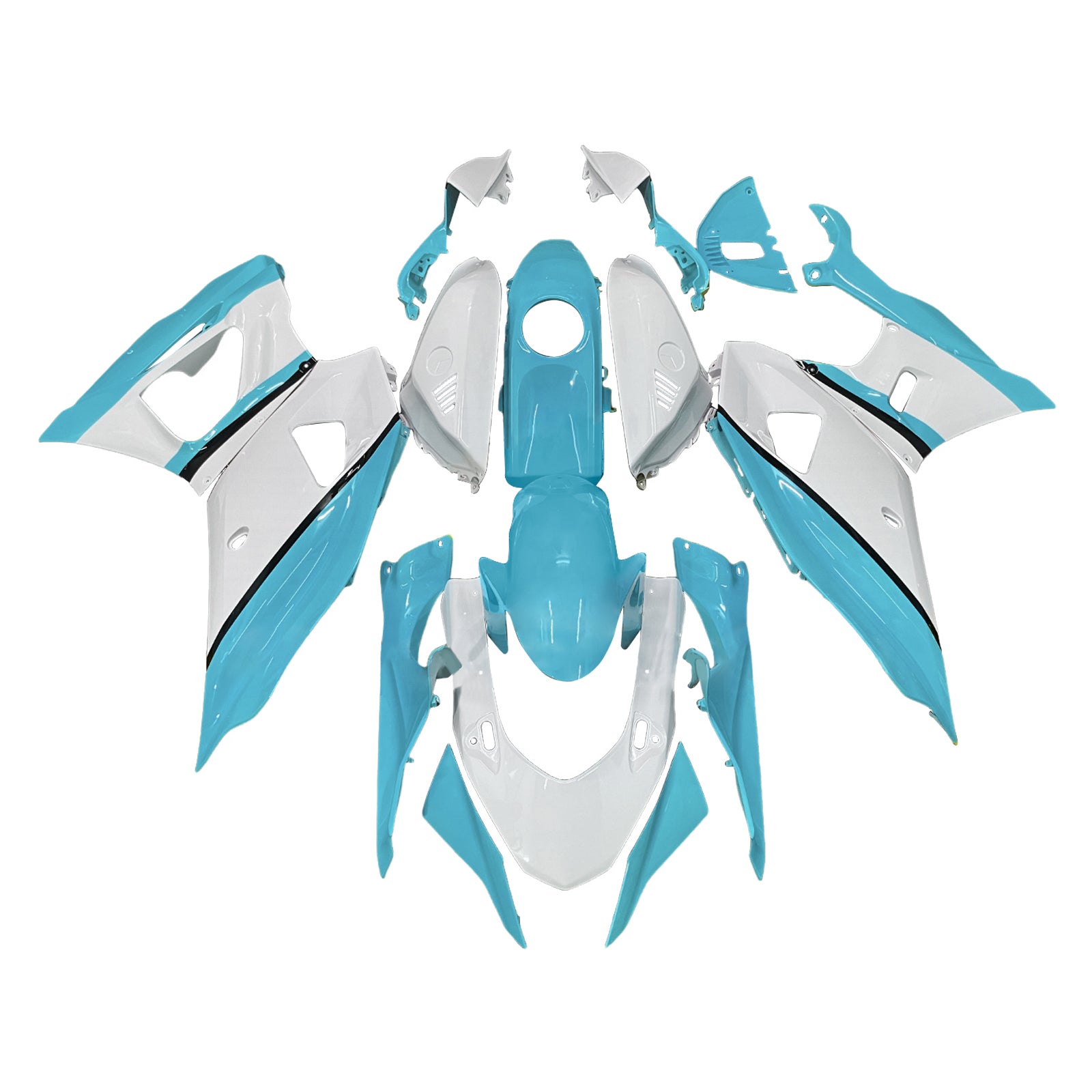 Injectiekuipset carrosserie kunststof ABS geschikt voor Yamaha YZF-R7 2021-2025