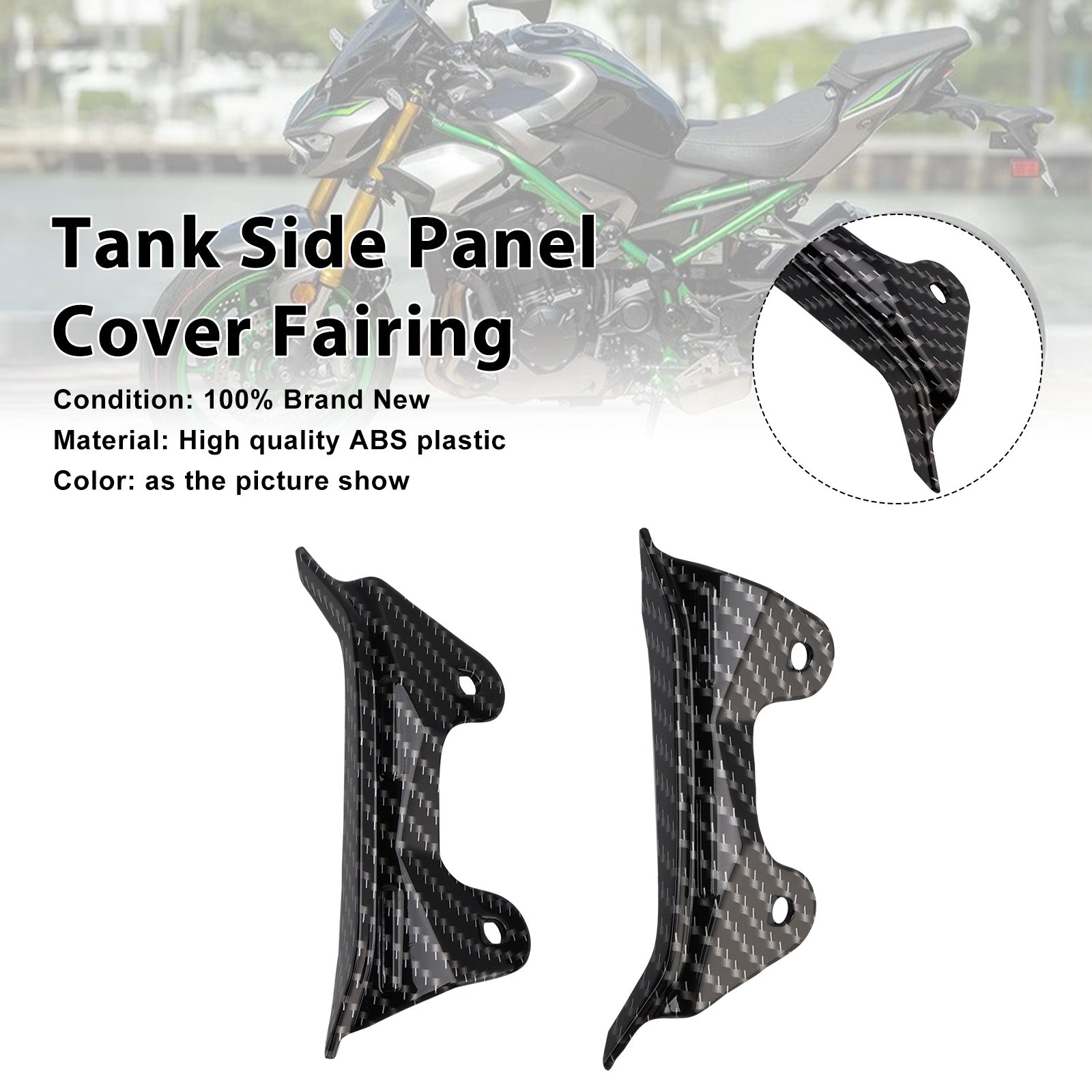 Carénage de panneau de couverture intérieure côté réservoir pour Kawasaki Z900 2025 – 2026