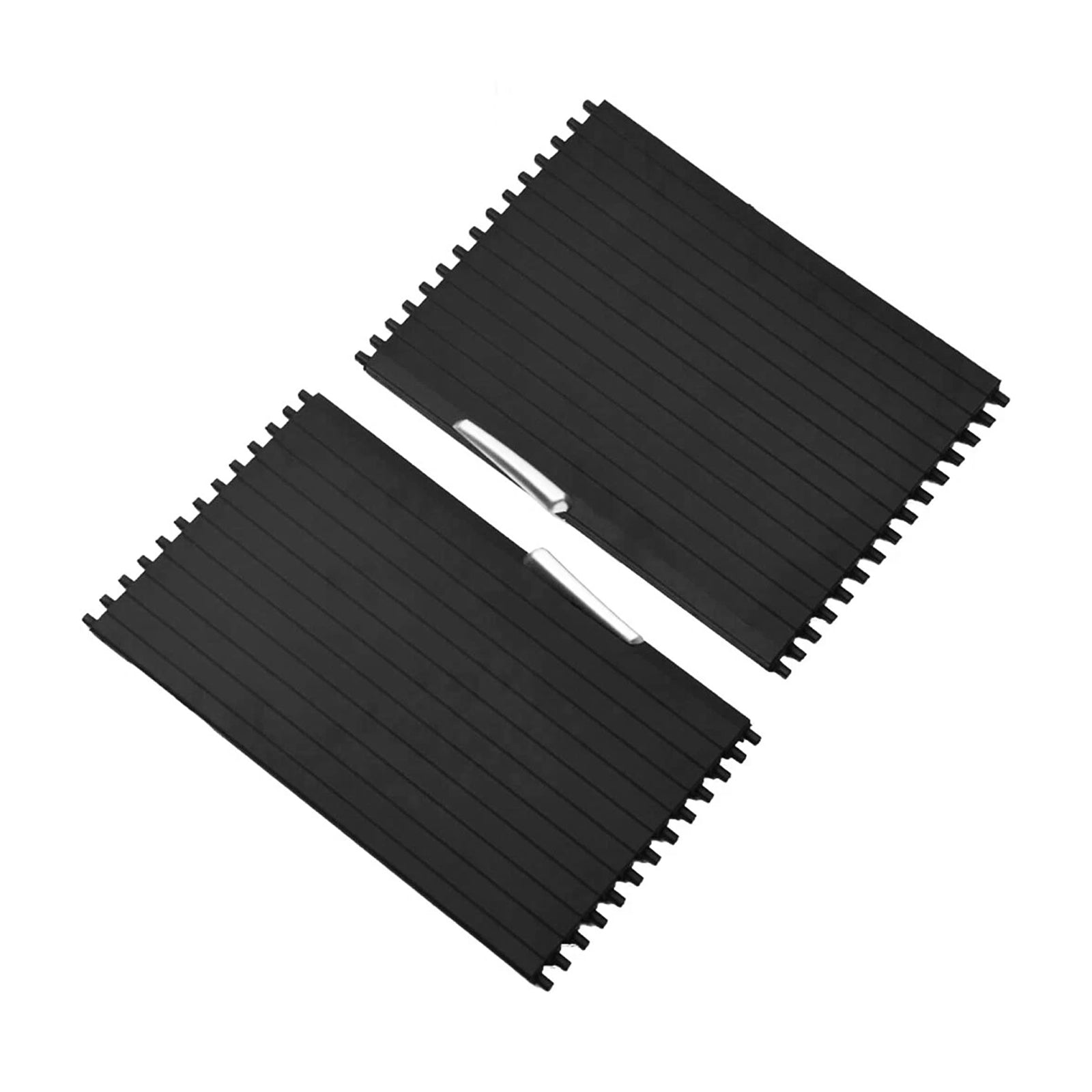 2Pcs Cup Console Holder Roller Blind Cover Tray For BMW X5 X6 E70 E71 2007-2014