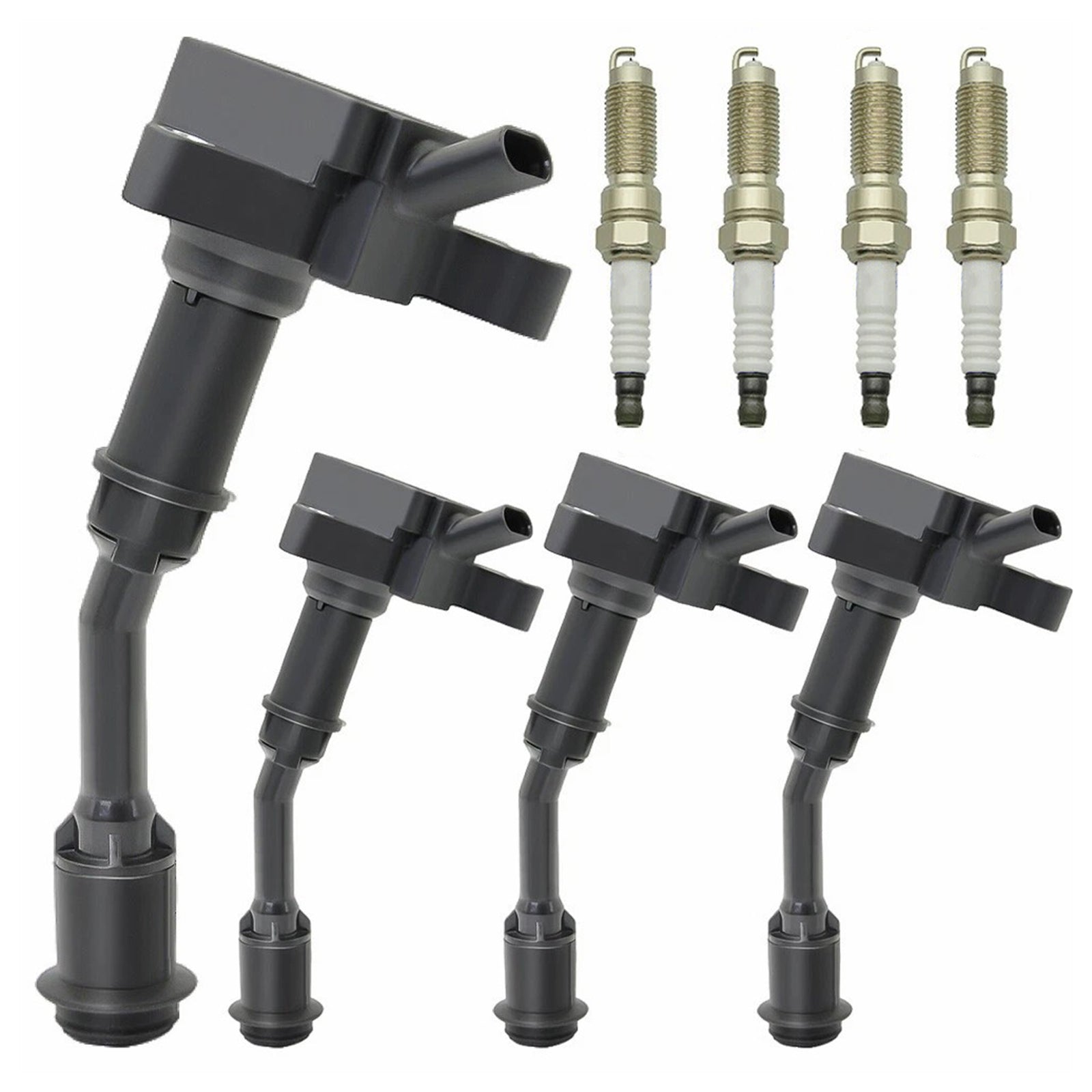 2014-2020 For Ford Fusion l4 1.5l 4X Ignition Coil + 4X Spark Plug UF735 DS7Z12029B