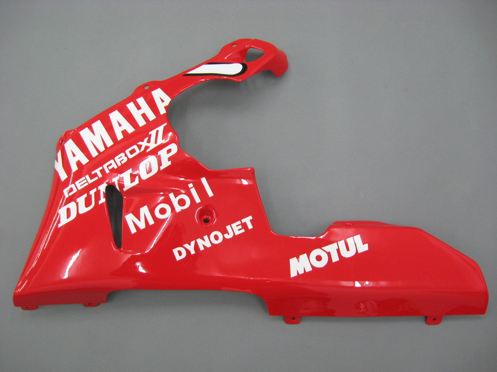 1998-1999 Yamaha YZF-R1 Rouge Blanc Virgin Racing Carénages Générique