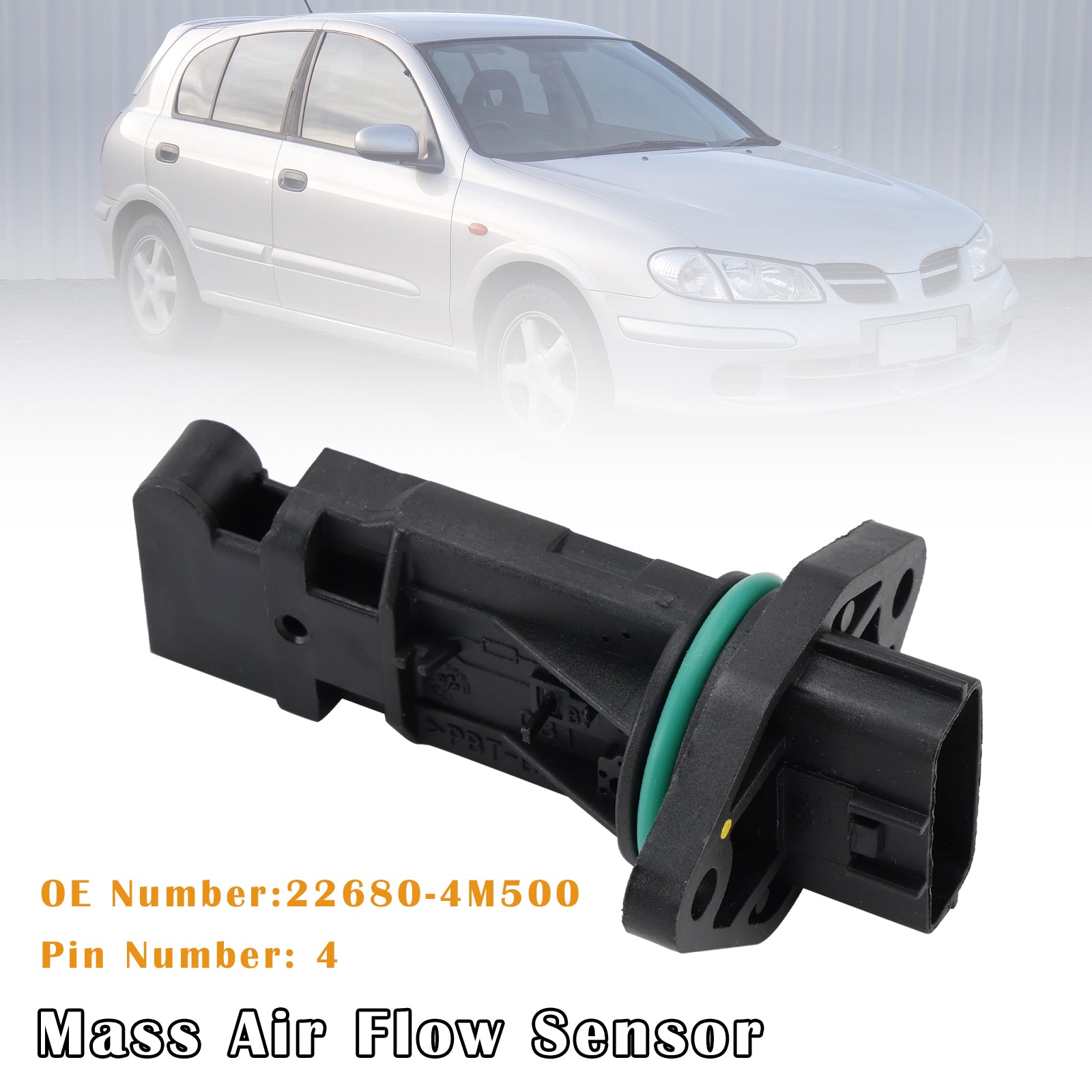 Capteur de débit d'air massique 22680-4M500 pour Nissan Patrol GU Pulsar N16 2000-2003