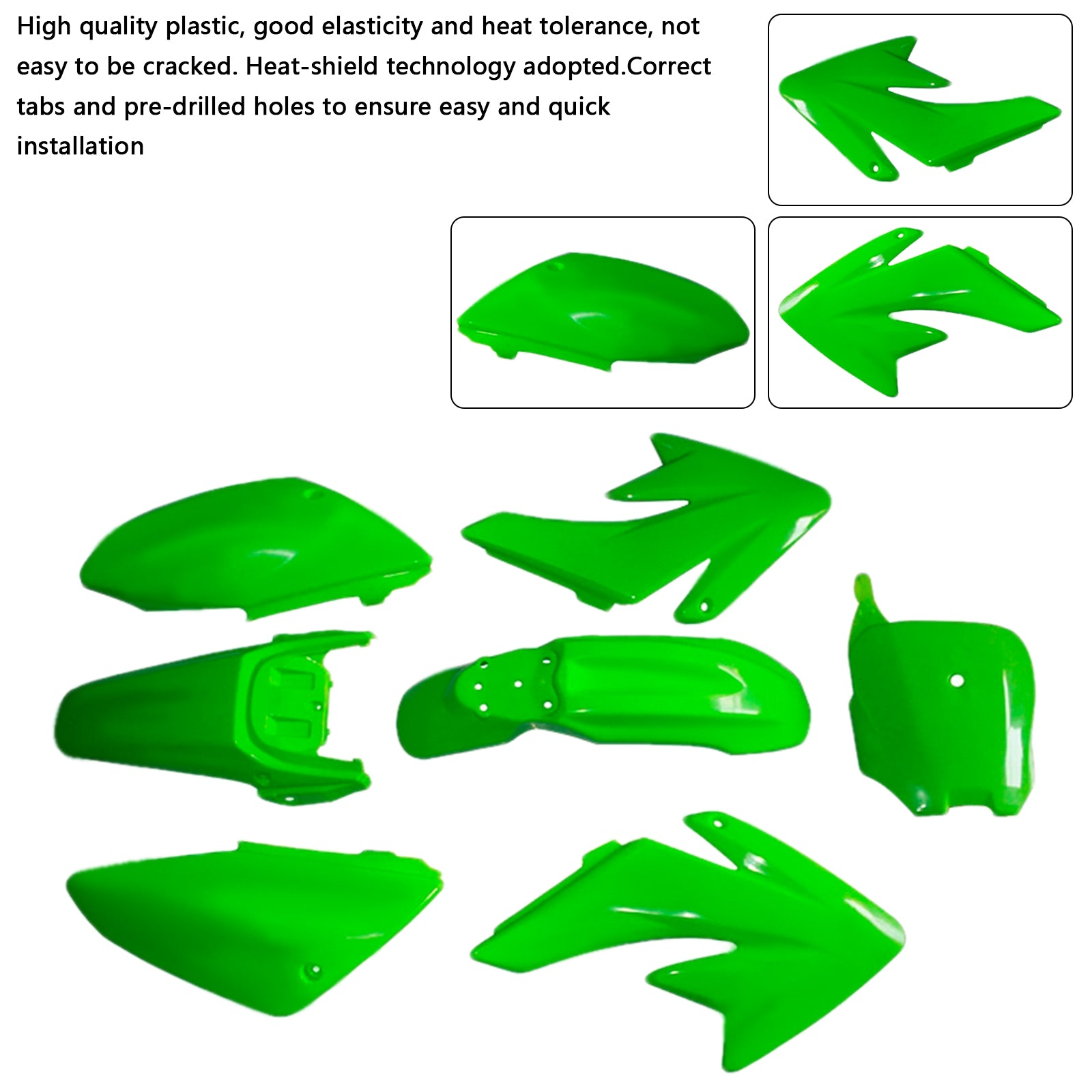 Honda CRF70 Dirt Bike Body Plastic Kit Fender Fairing