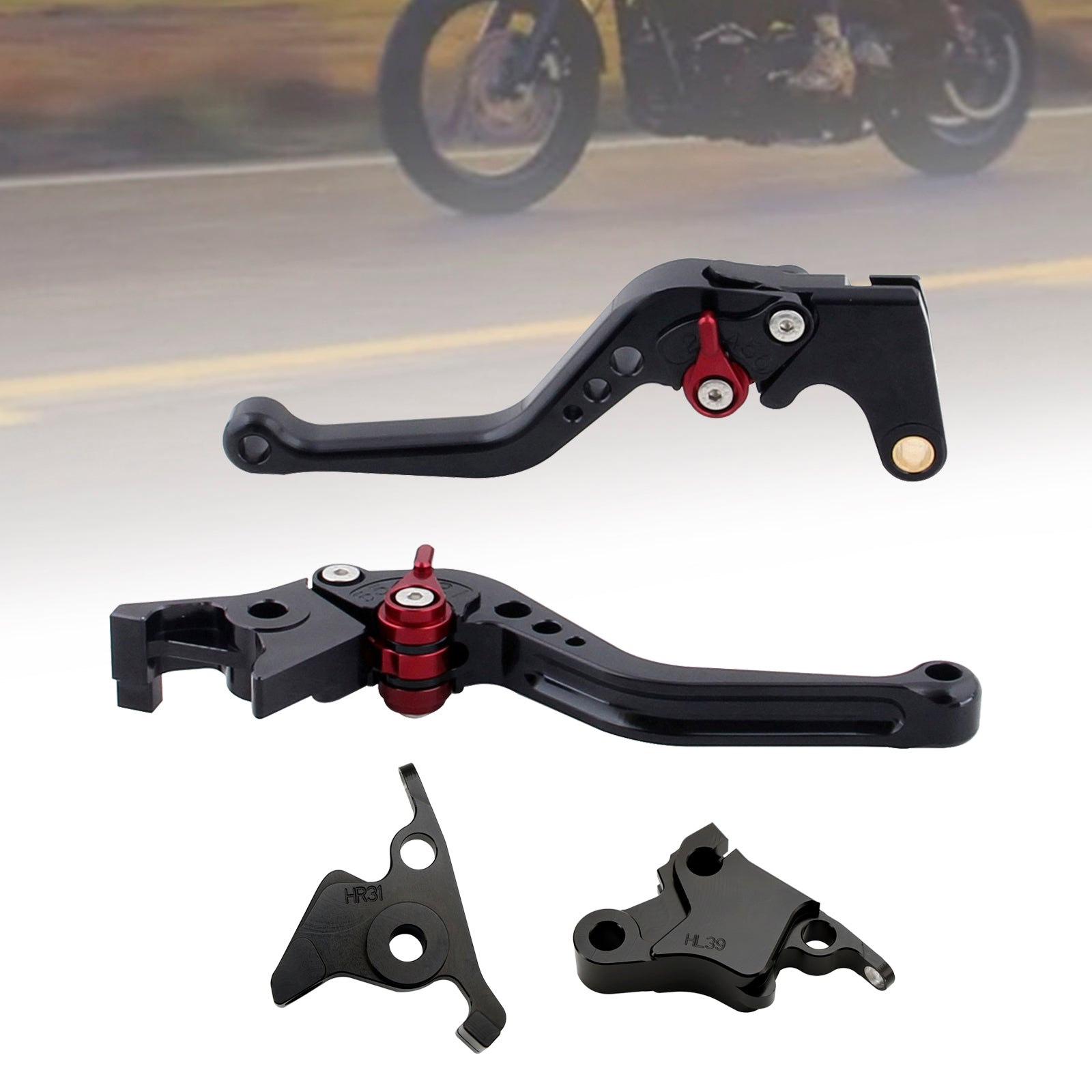 Nouveau levier de frein d'embrayage court adapté pour CFMOTO 450SS 450SR 21-23 450NK 23-24