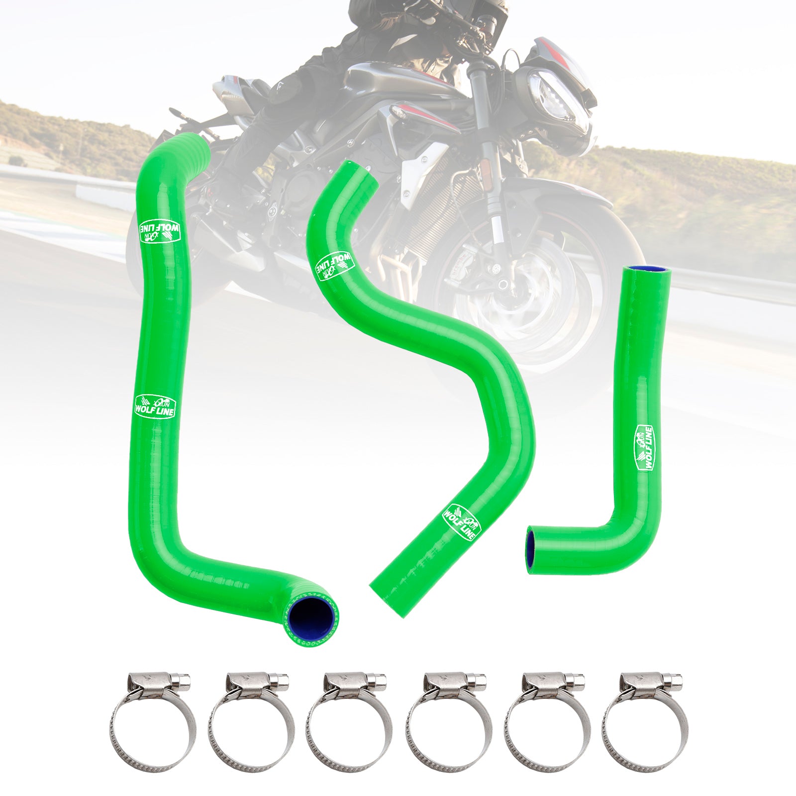 2020-2022 Street Triple 765 R RS Silicone Radiator coolant Hose kit