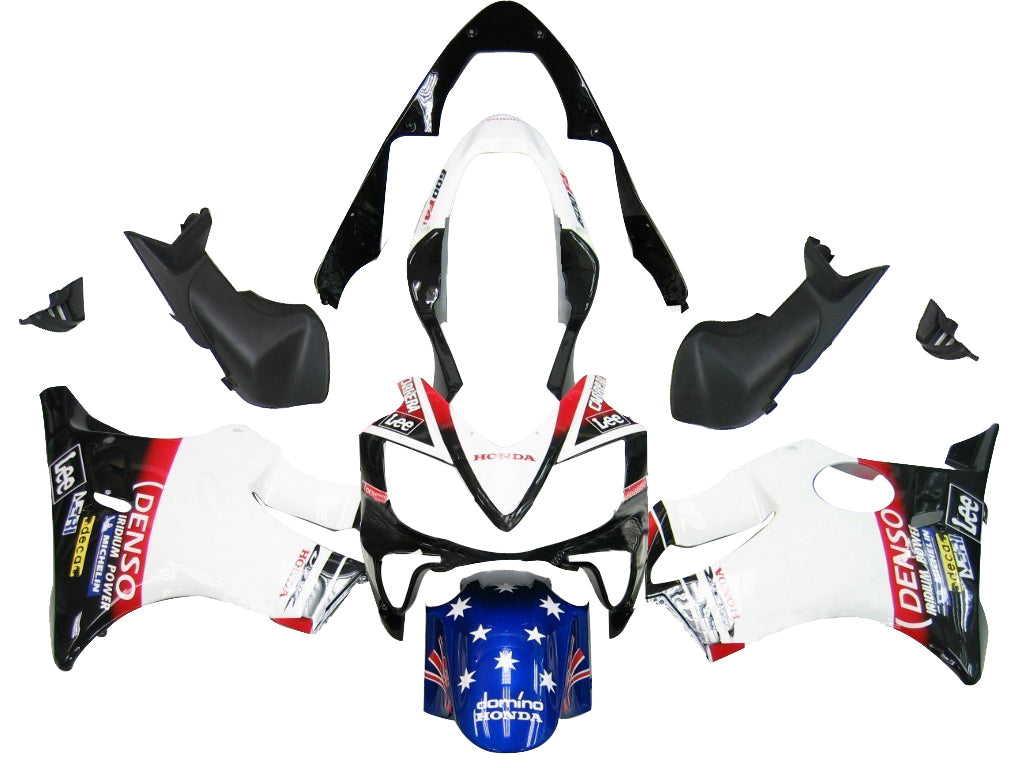 2004-2007 Honda CBR 600 F4i Carénages Honda Racing multicolores génériques