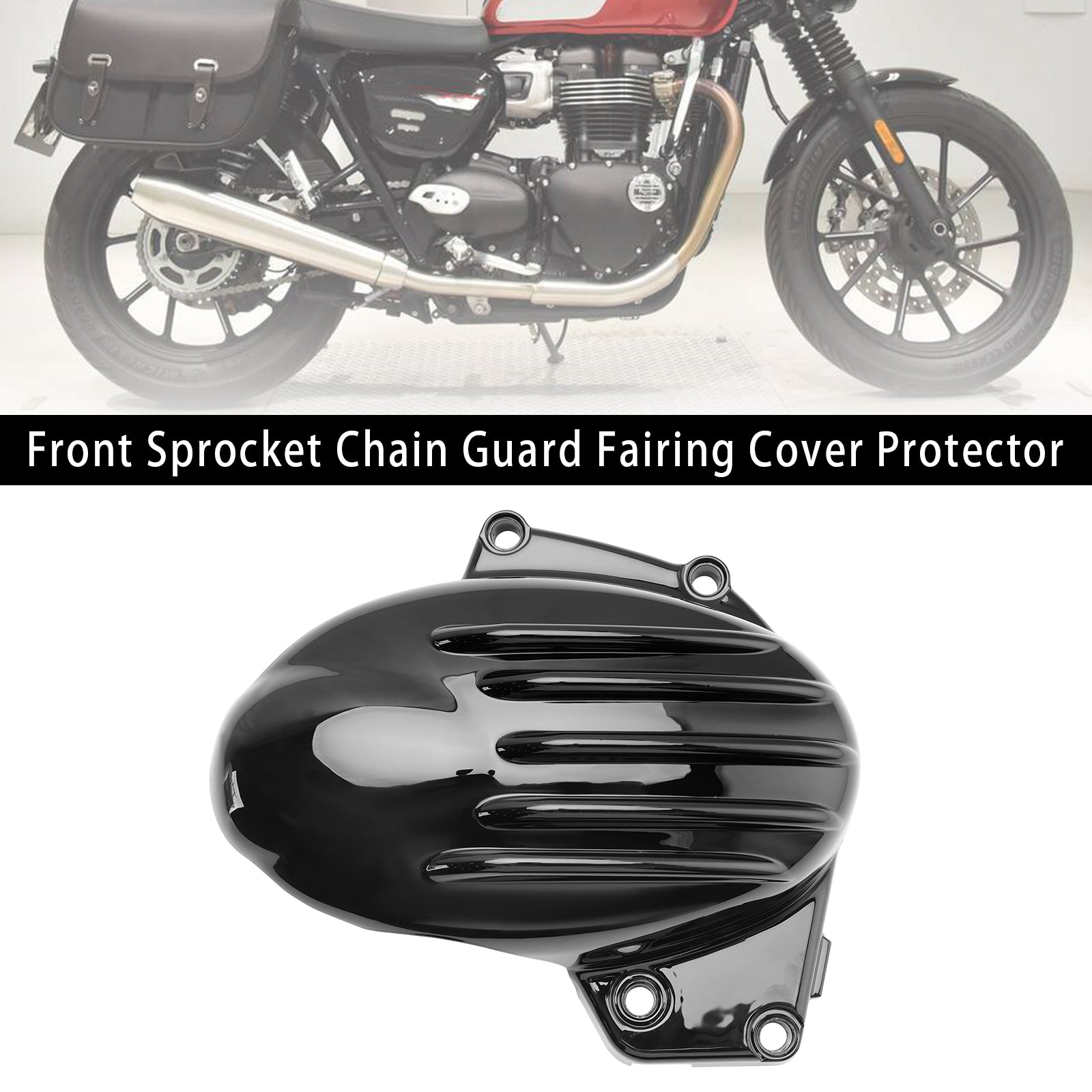 Front Sprocket Chain Guard Fairing Cover For Speed Twin 900 2023-2024