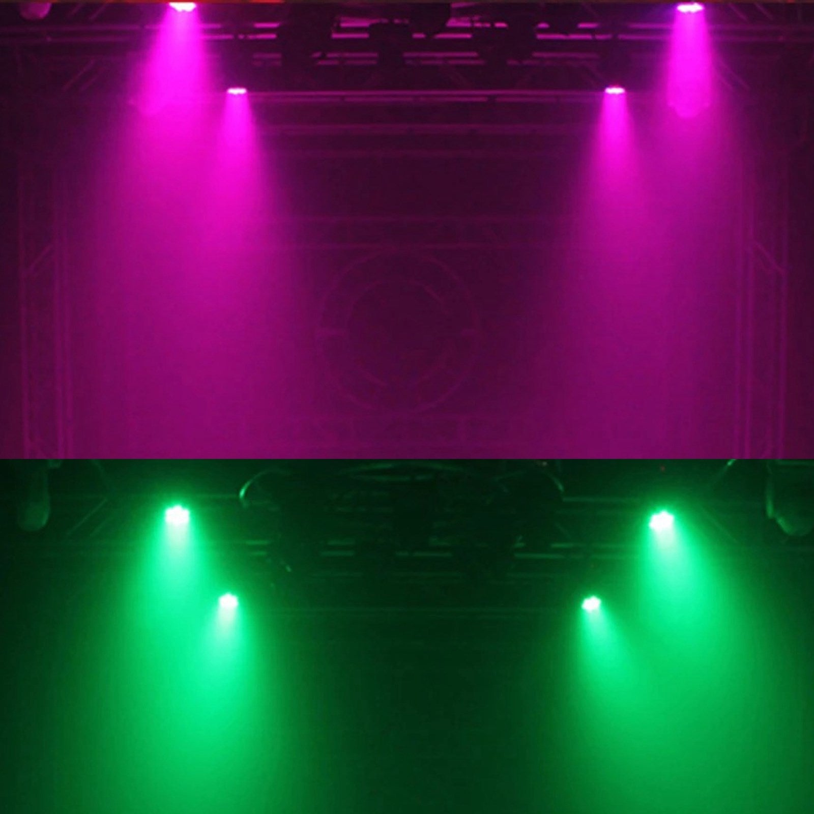 7 x10W Moving Head Scenljus 70W 7 LED RGBW DMX DJ Disco Scenfestbelysning