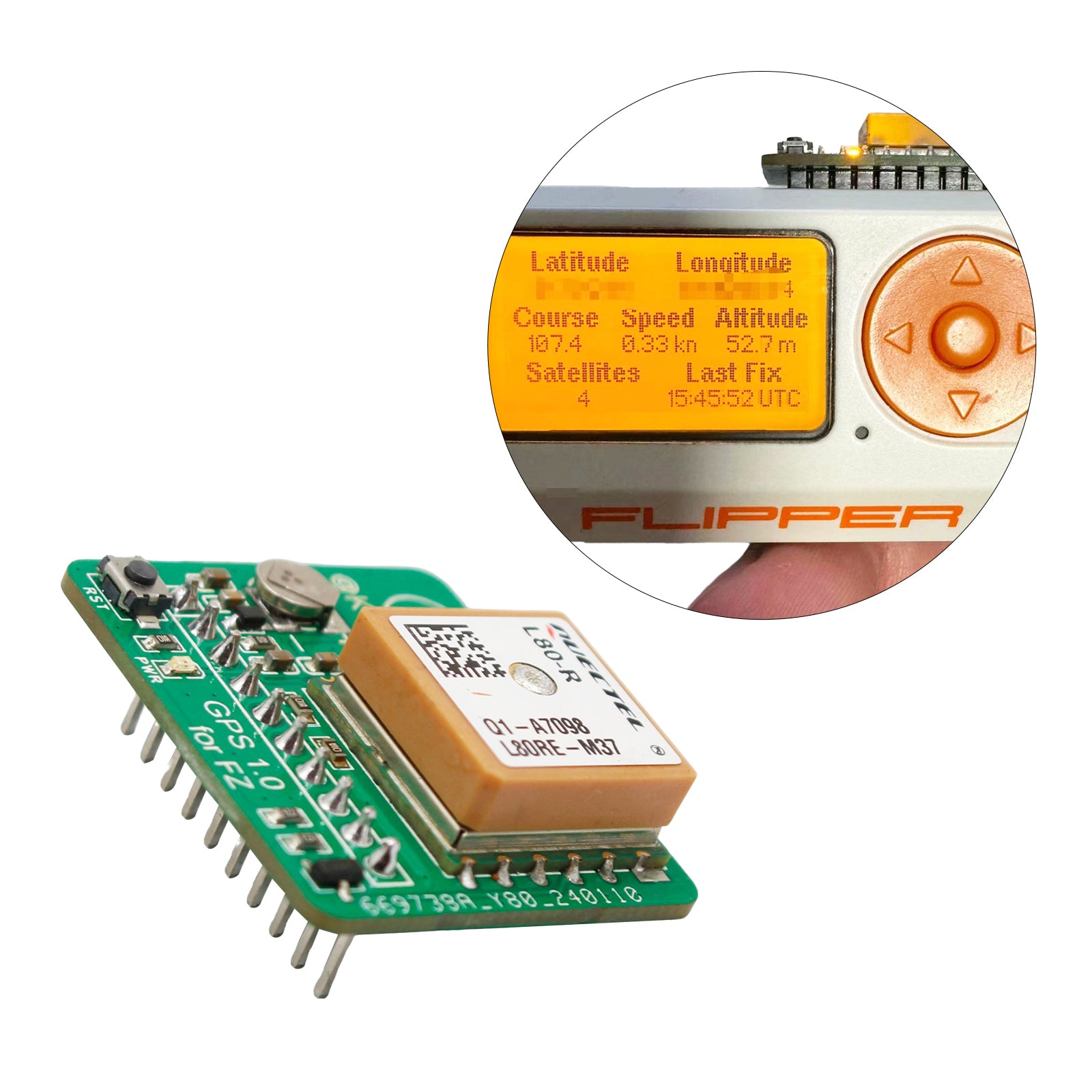 New GPS Module Uses Antenna Integrated Module Unleashed Firmware