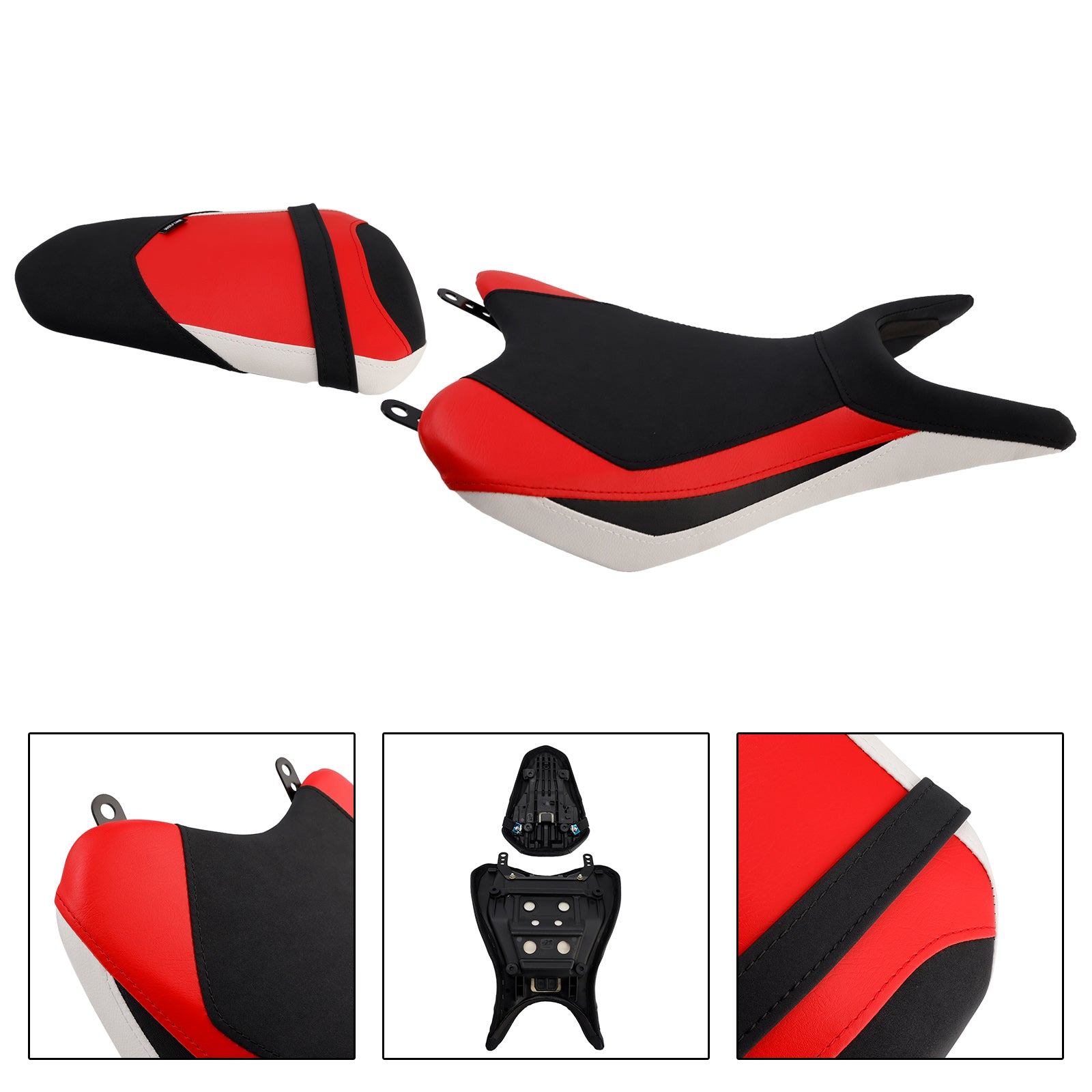 Driver&Passenger Seat Rear Cushion White For Yamaha Yzf-R3 2025- Mt-03 2025-