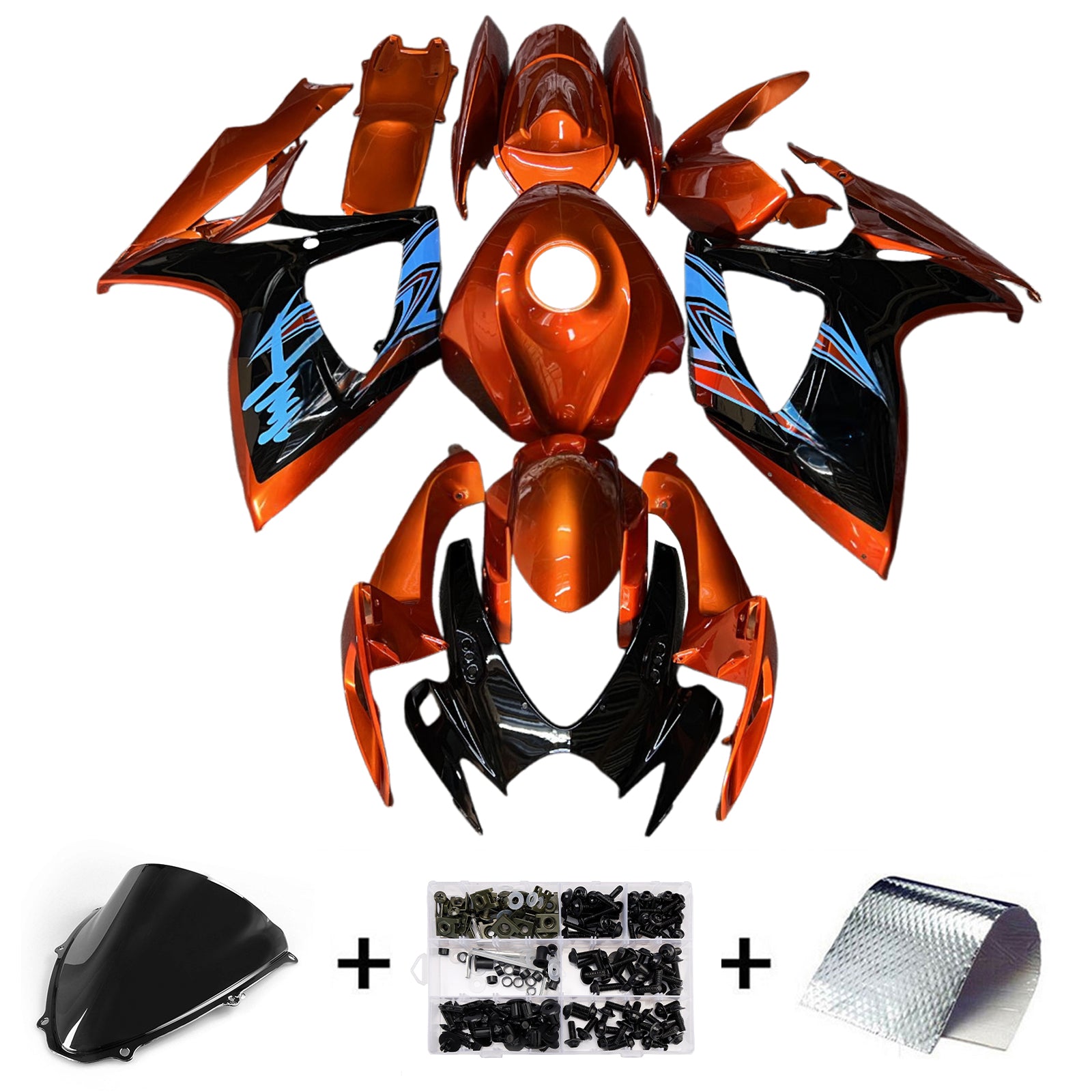 Kit de carénage injection Bodywork Abs en plastique pour Suzuki GSXR 600/750 2006-2007 K6