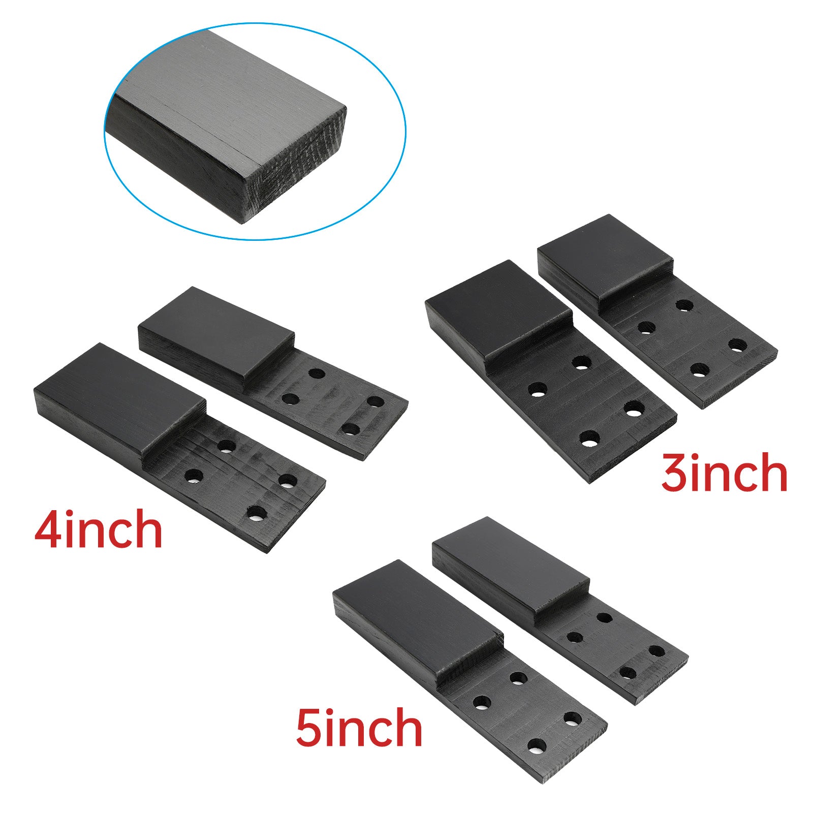 Bed Frame Replacement Legs Set of 2 3/4/5inch