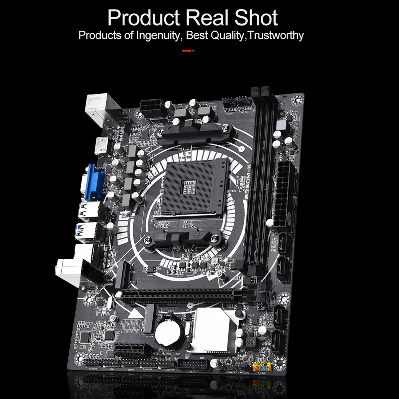 B350M-K Computer Moederbord Desktop DDR4 AM4 CPU WIFI NVME Gigabit netwerkkaart