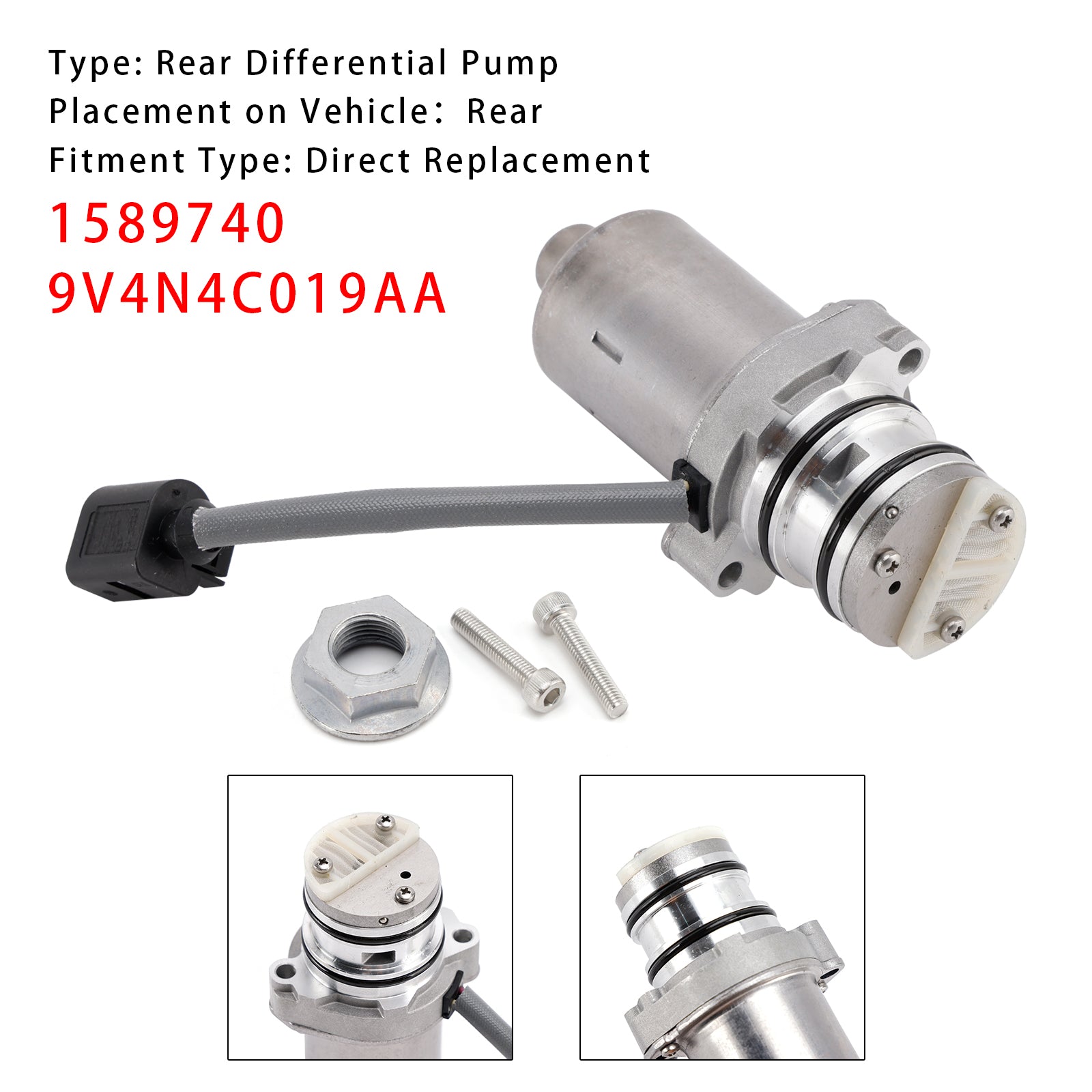 2008-2012 Ford Kuga AWD Pompe différentielle arrière 9V4N4C019AA 1589740