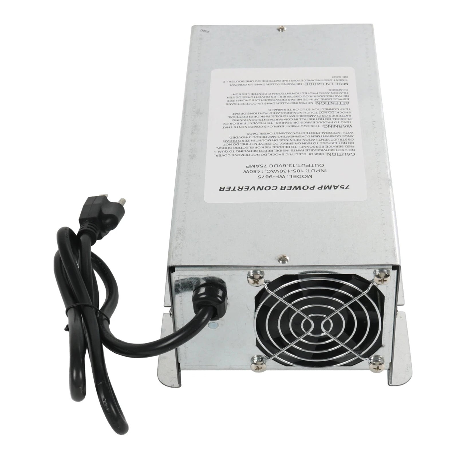 WF-9875 Converter Charger 75 Amp DC Output Deck-Mounted Converter Charger