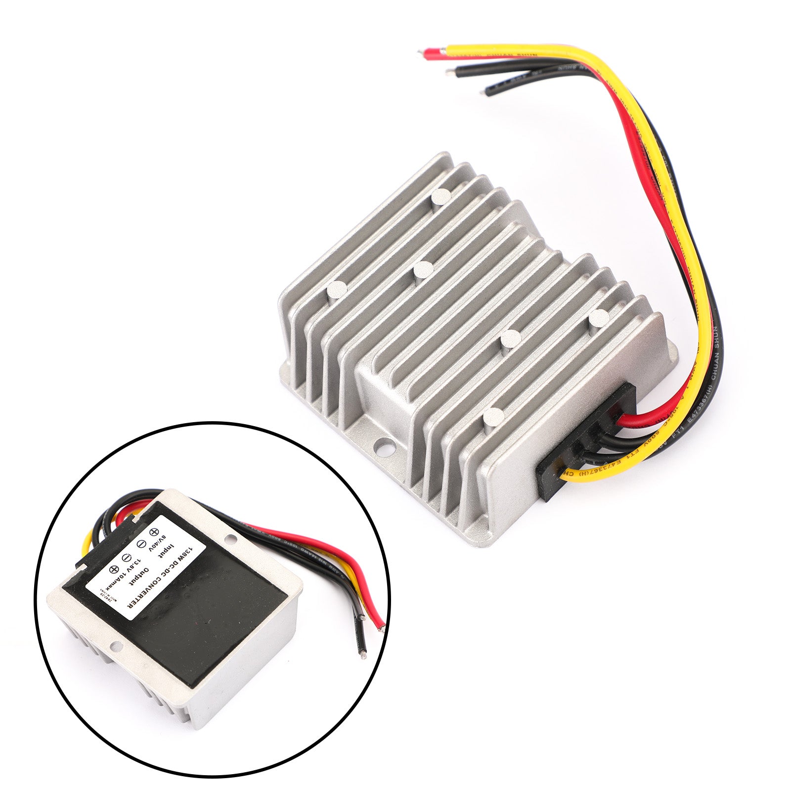 Areyourshop DC 9V-36V til 13,8V 10A 138W Step Up/Down Power Regulator Converter Module