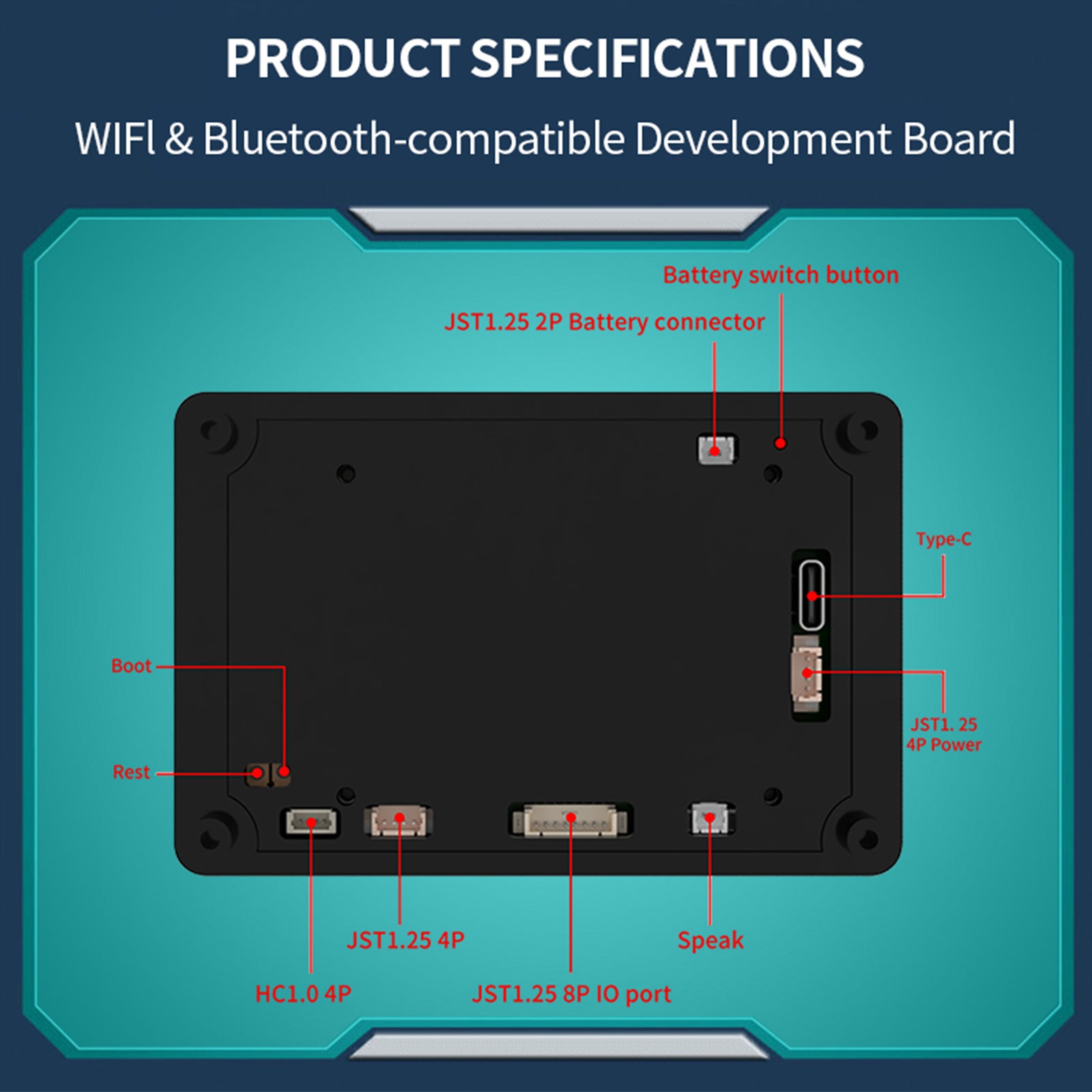 ESP32 S3 Development Board with 3.5inch IPS Smart Touch Screen Built-In Firmware