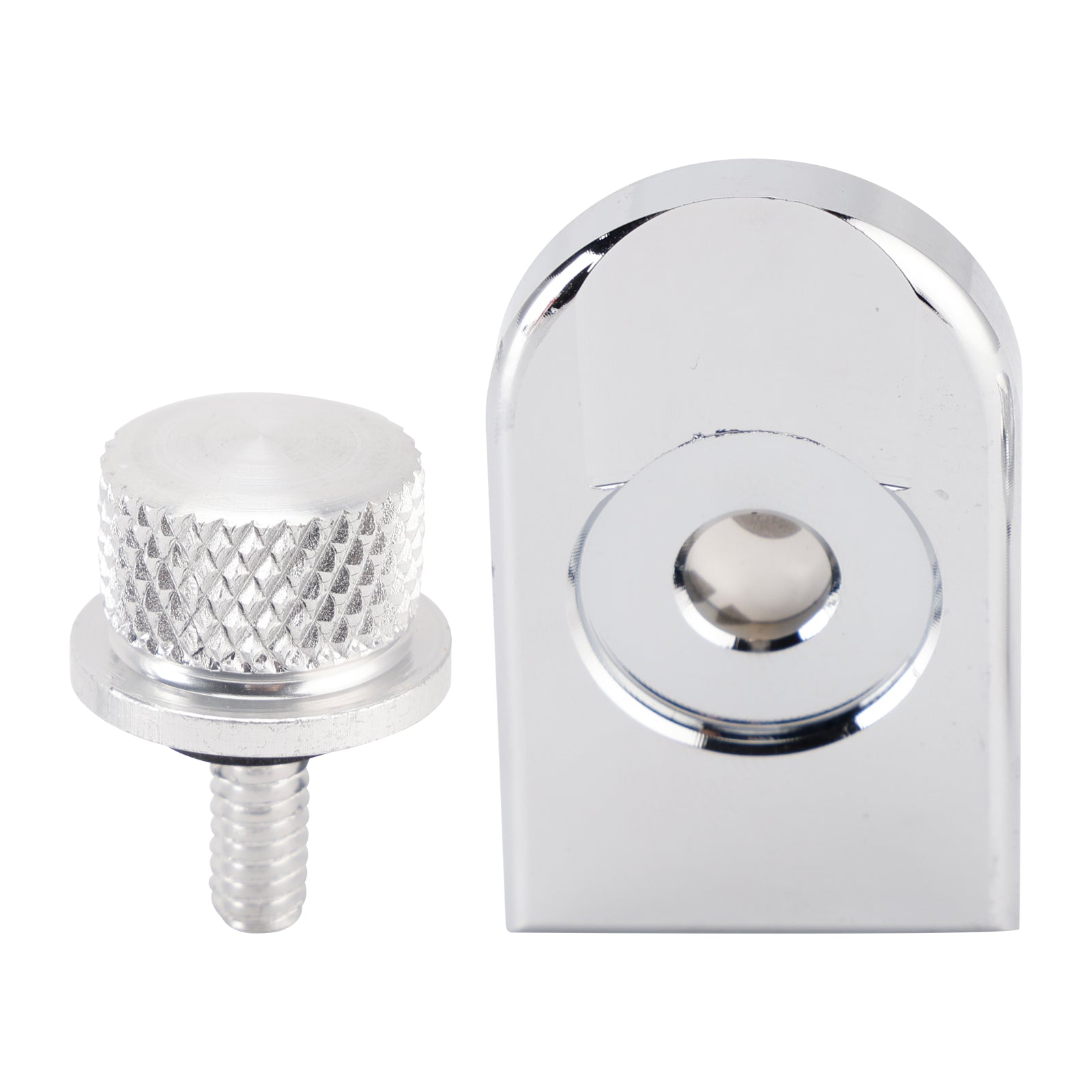 1/4"-20 Silver Seat Bolt Screw Plate Release Kit For Touring Softail Dyna 96-23