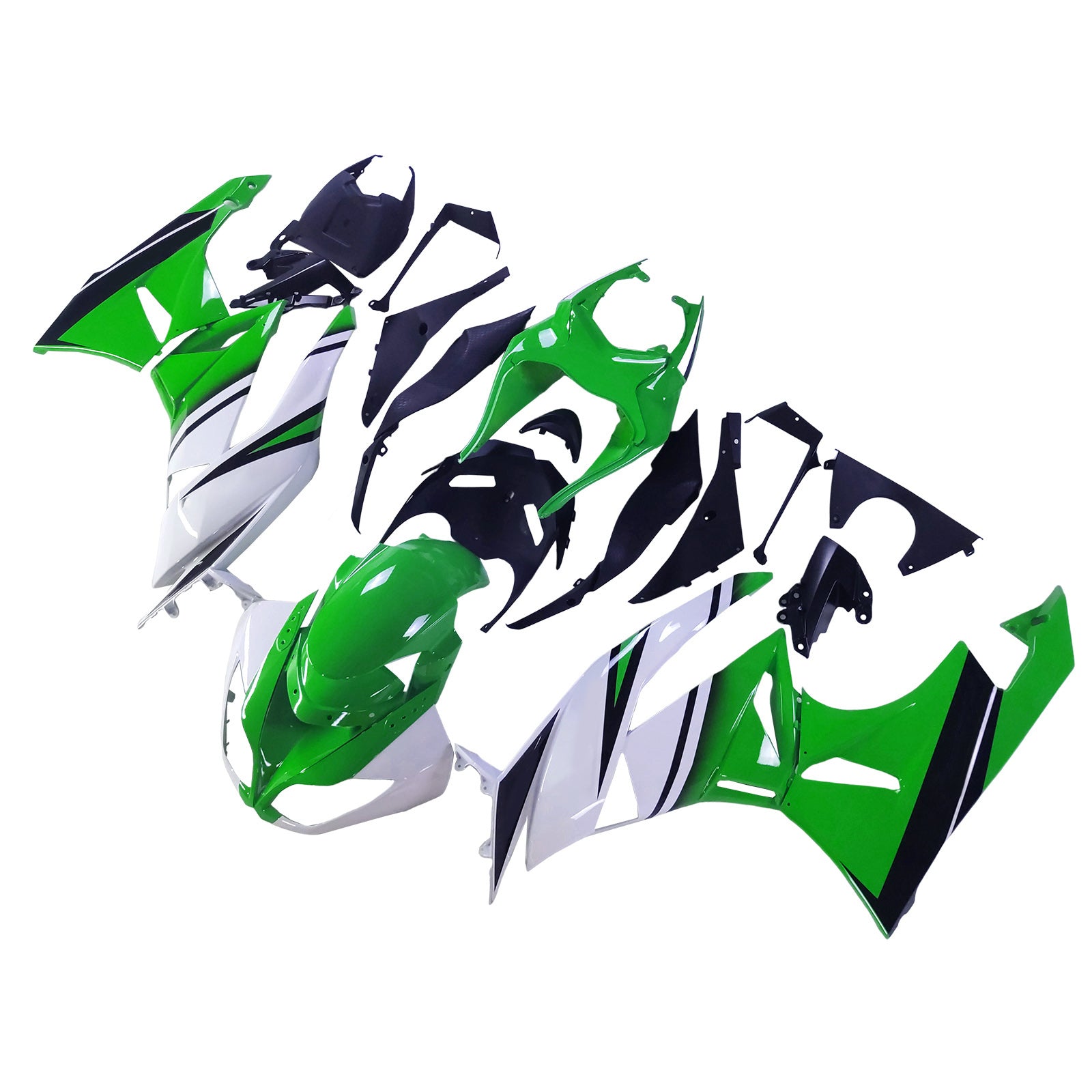 Injection Fairing Kit Bodywork Plastic ABS fit For Kawasaki ZX6R 636 2009-2012