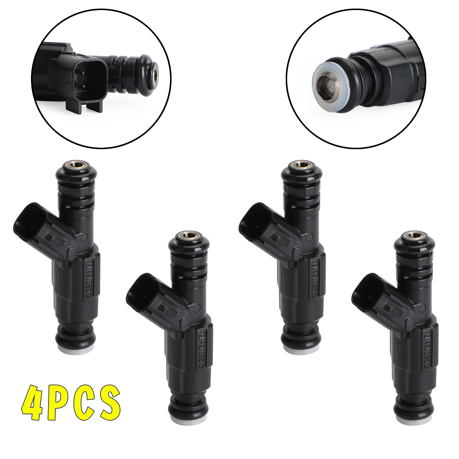 4PCS Fuel Injectors 0280156154 fit Ford C-MAX Fiesta Focus Mondeo 1.8L 2.0L