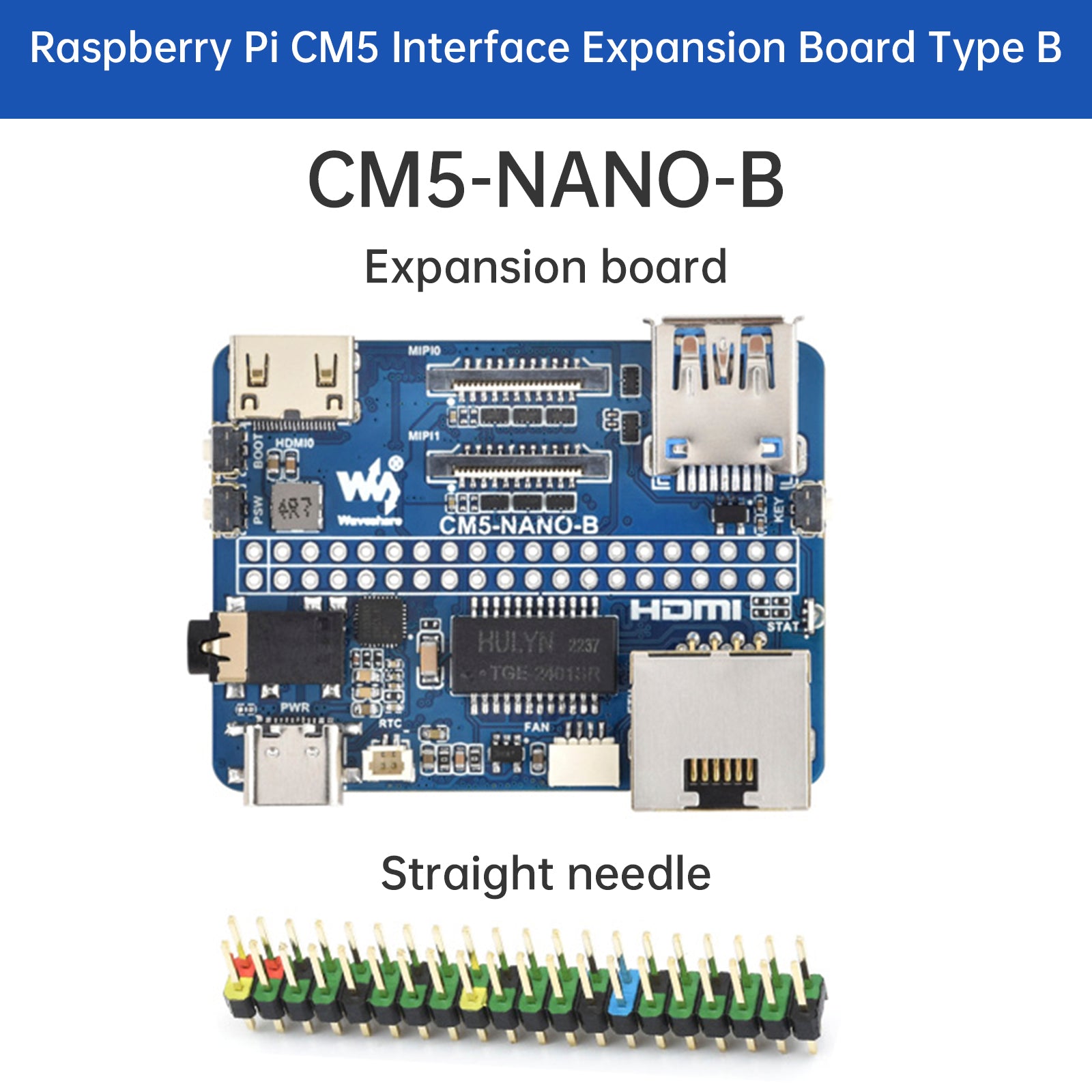 Raspberry CM5 Compute Module IO Baseboard 5 Uitbreidingskaart NANO Type A Type B