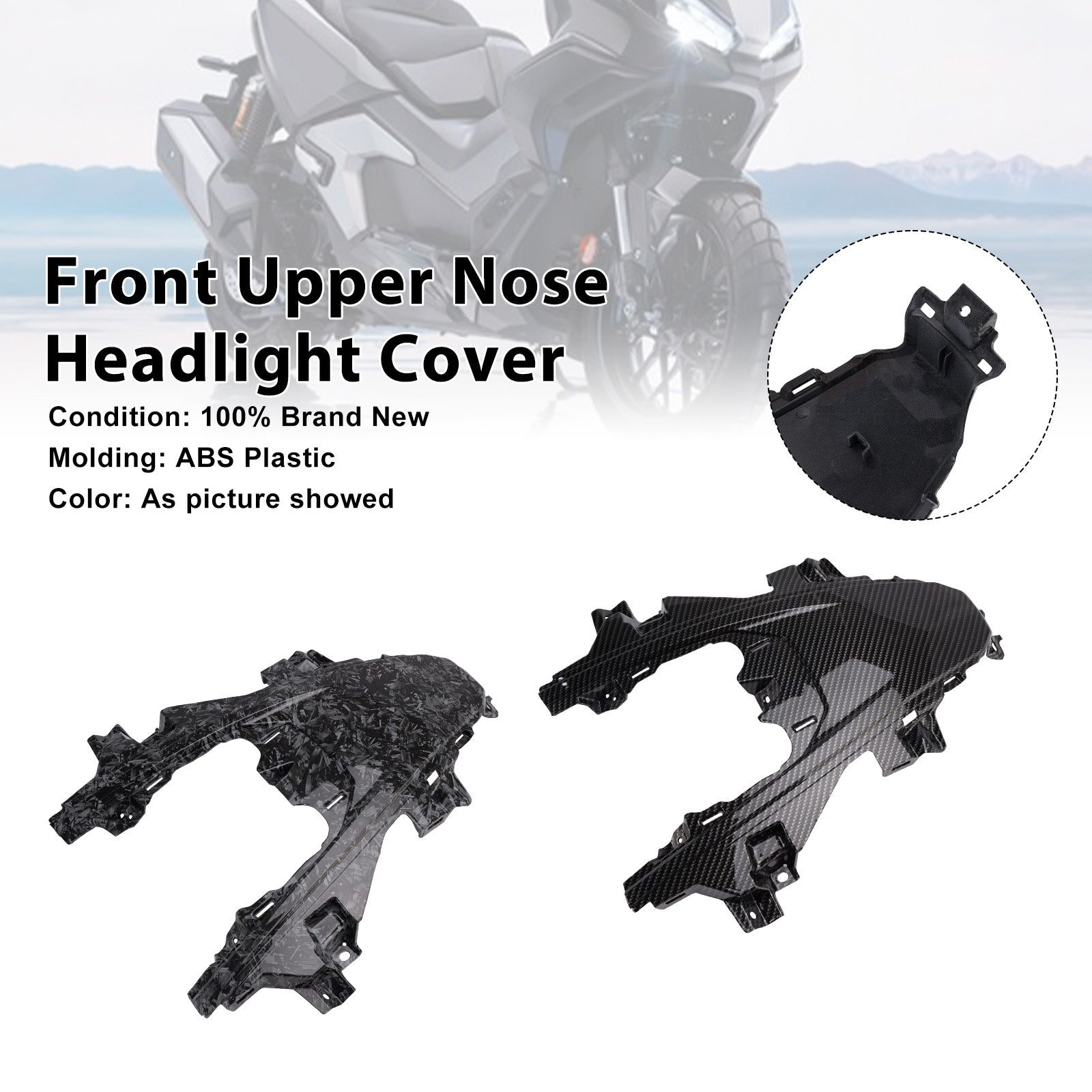 Carenado de cubierta de Panel de faro delantero para Honda ADV350 2022-2025