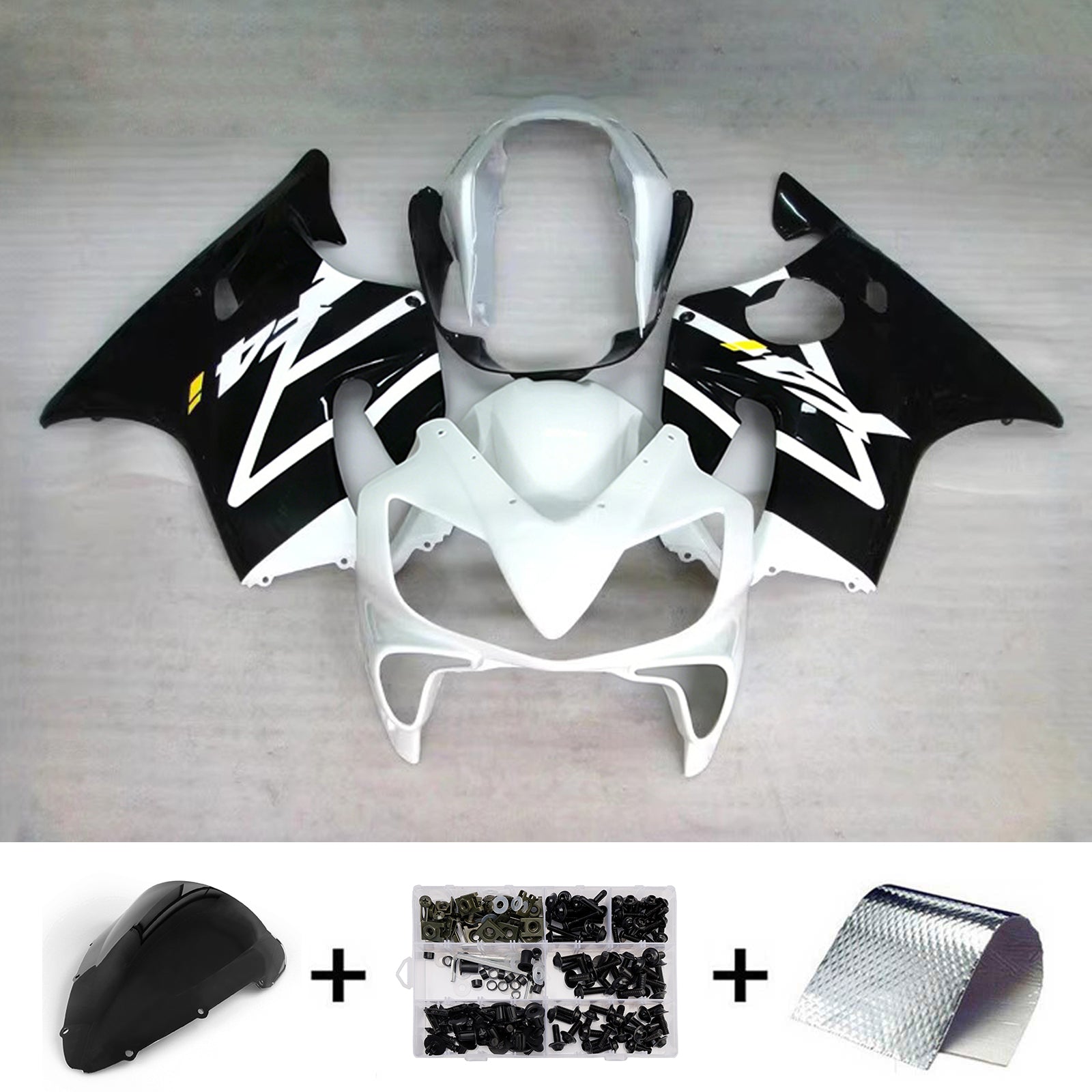 Injection Fairing Kit Bodywork Plastic ABS For Honda CBR600 F4i 2004-2007