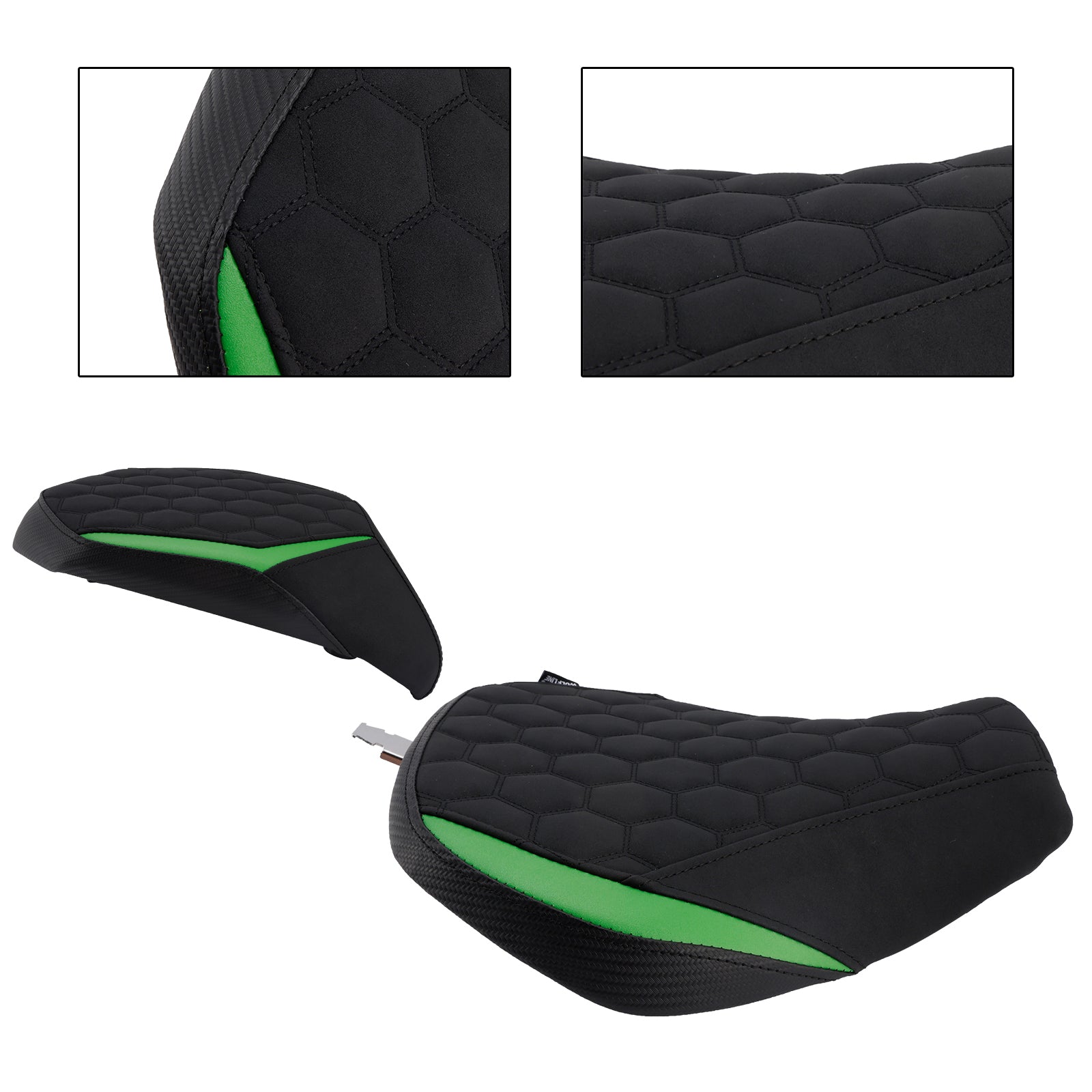 Lower Front W/ Rear Seat Driver Pillion Green2 For Kawasaki Ninja H2 Sx 22-25