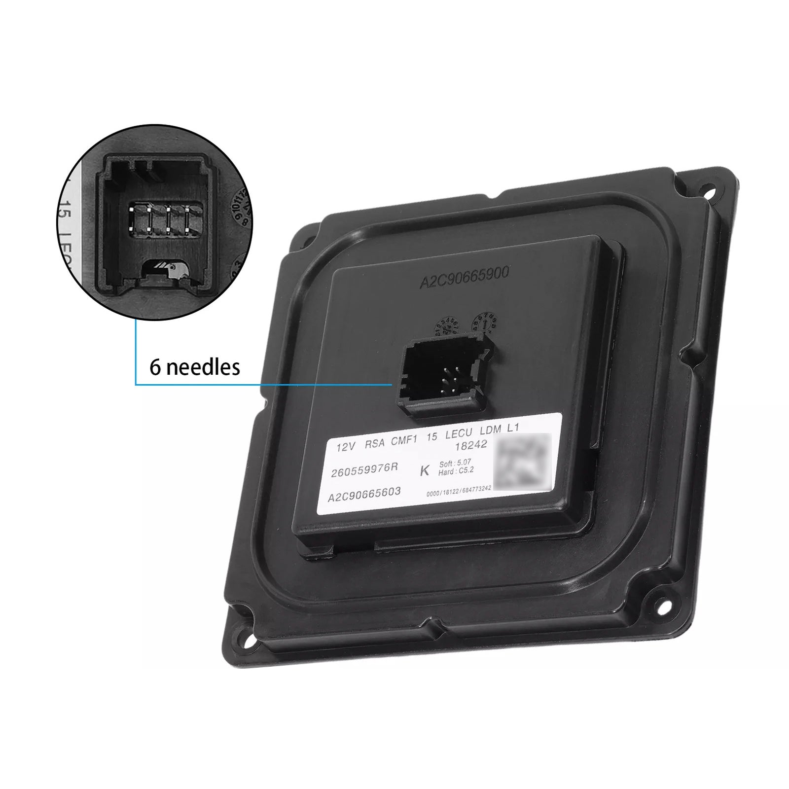 LED Headlight Ballast Control Unit Module A2C90665603，260559976R