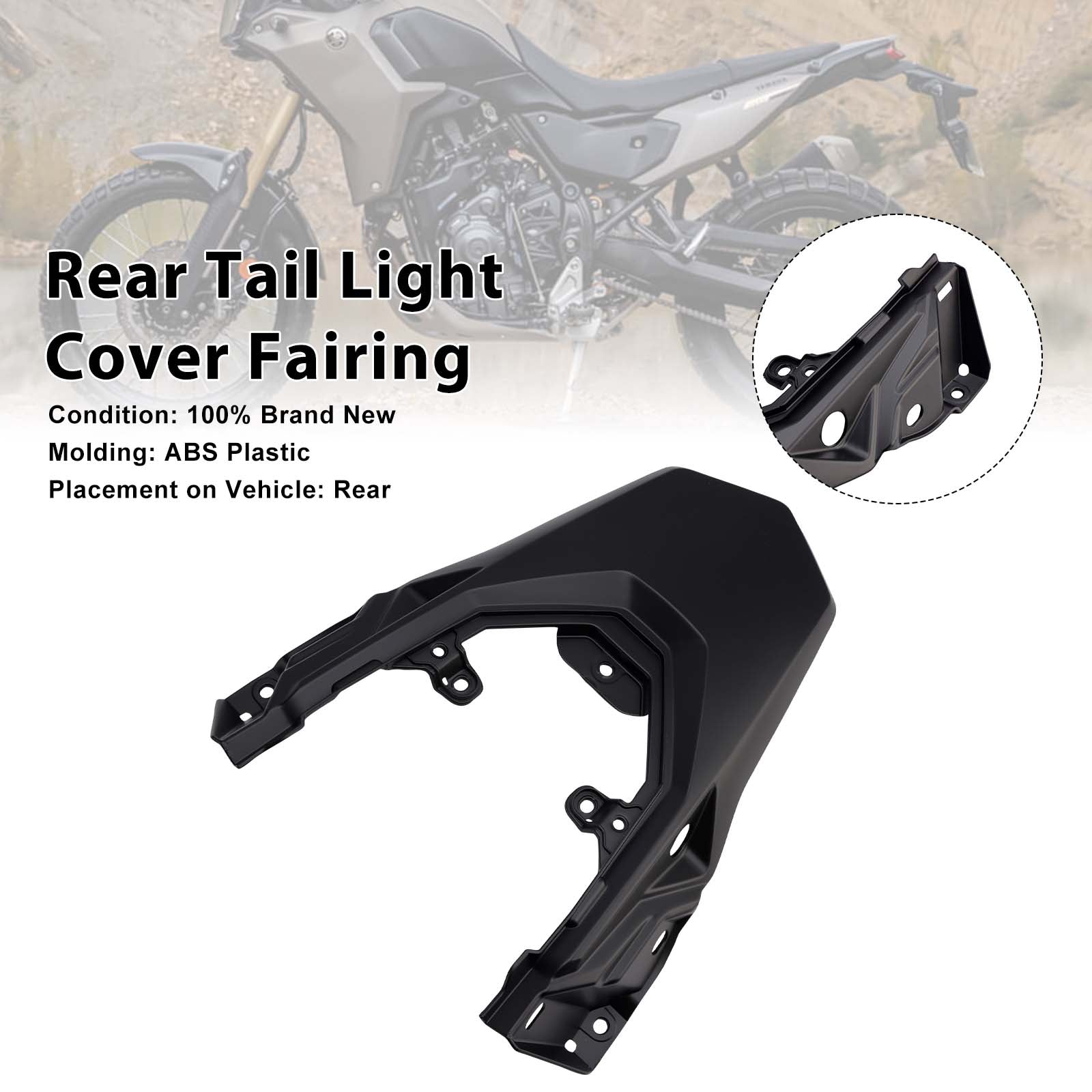 2025-2026 For Yamaha Tenere 700 T700S Rear Tail Light Cover Fairing
