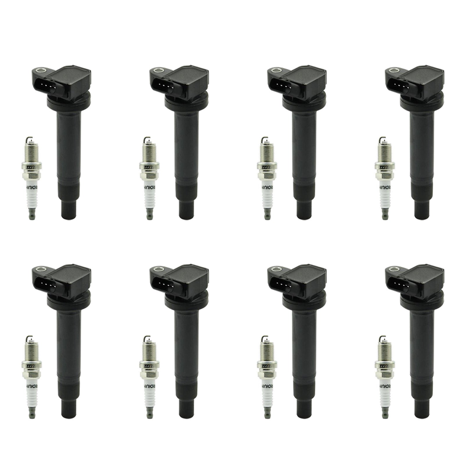 8PCS Ignition Coil+Spark Plug UF230 For Toyota Tundra Sequoia 4.7L V8