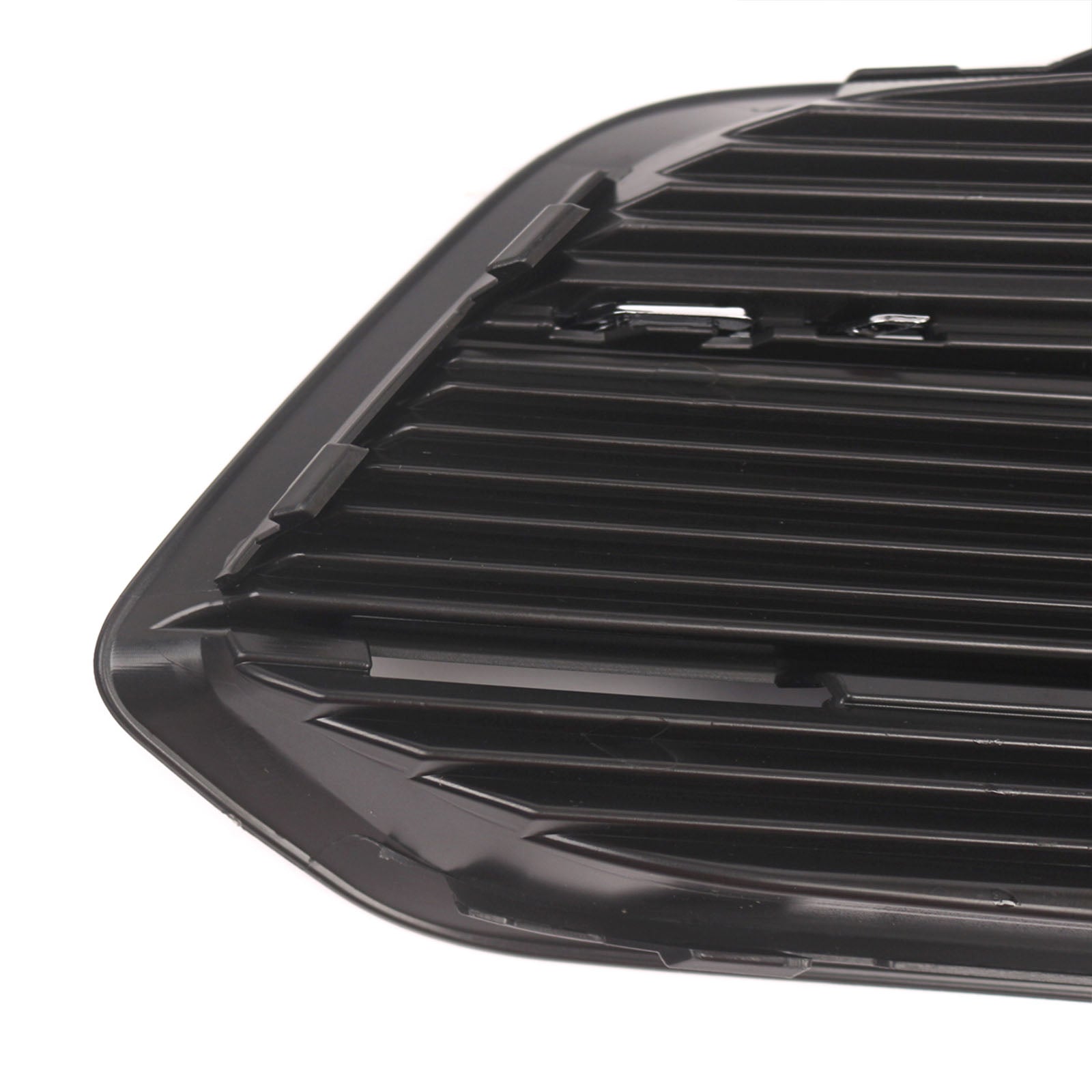 Black/Chrome Front Bumper Fog Light Grille Cover Bezel Fit Audi A5 2017-2019