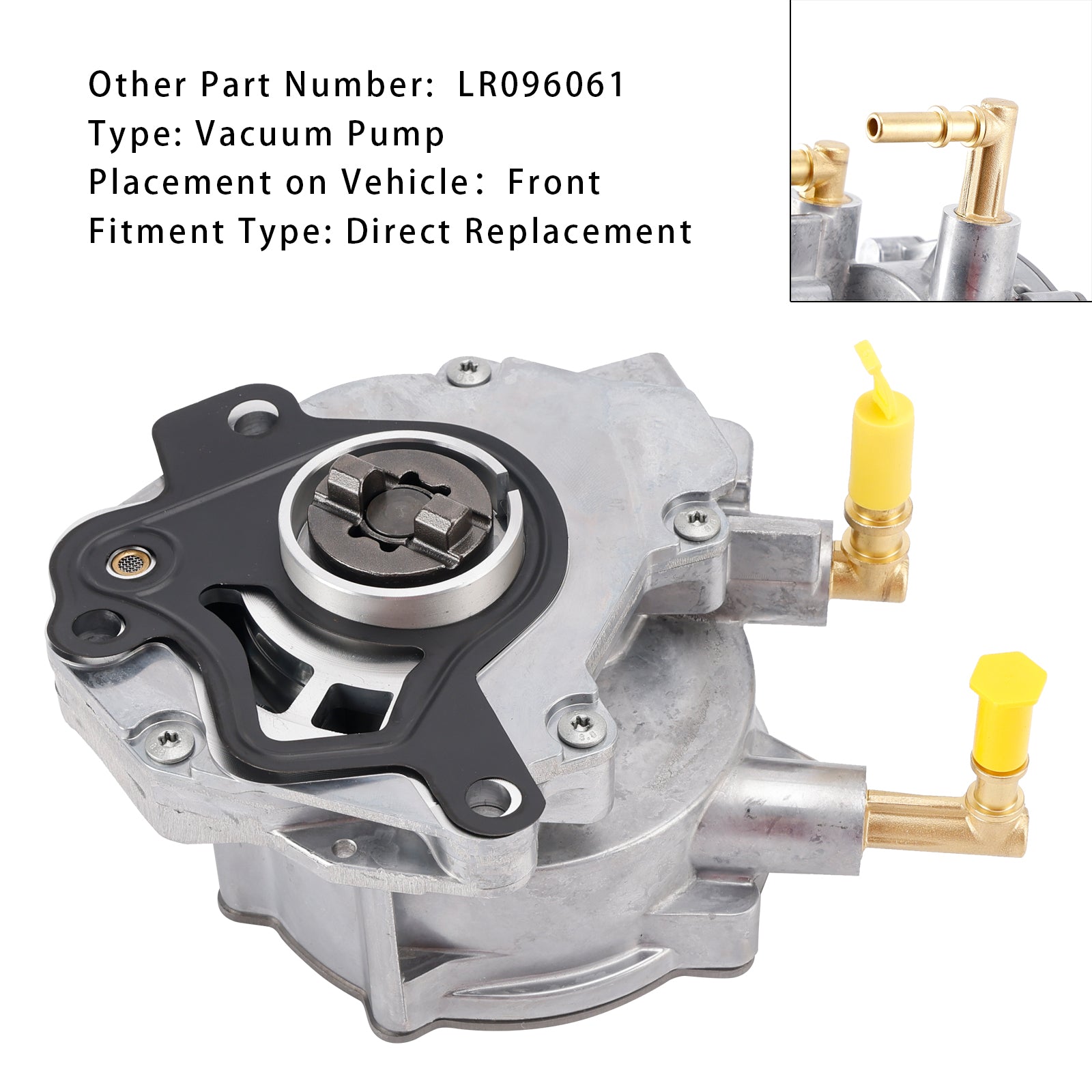 Pompe à vide LR096061 pour la découverte Land Rover Range Rover