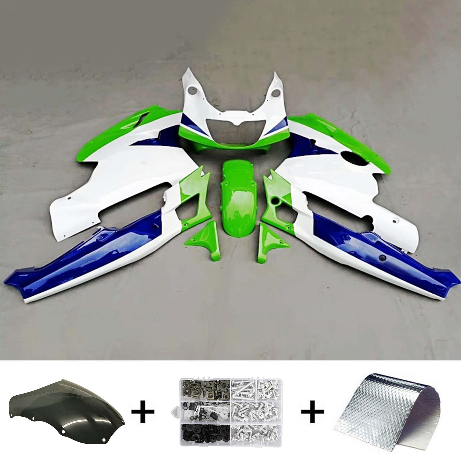 Injection Fairing Kit Bodywork Plastic ABS fit For Kawasaki ZXR400 1992-1996