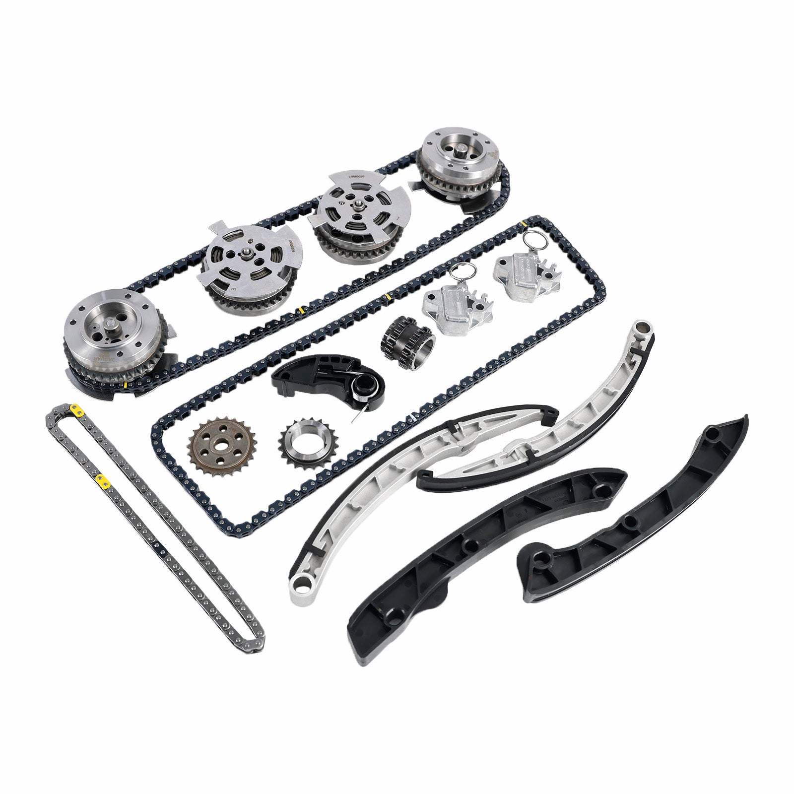 Kit de corrente de distribuição Land Rover Discovery LR4 2013-2020 com eixo de comando Phaser