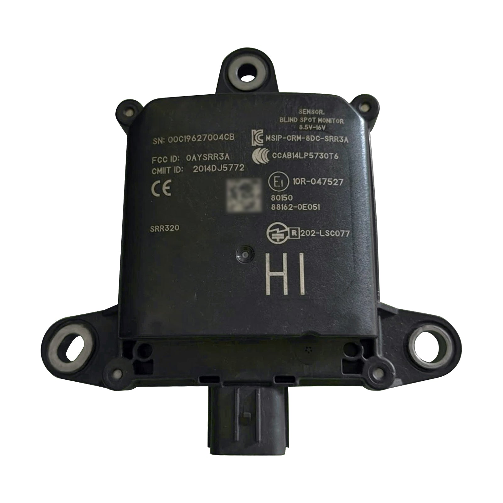 Rear Blind Spot Radar Sensor Module 88162-0E051 For Toyota Highlander 2017-2019